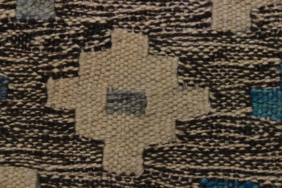 Boho Chic Kilim Hand-Woven Wool Rug - 5"²10"³ × 8"² - 4