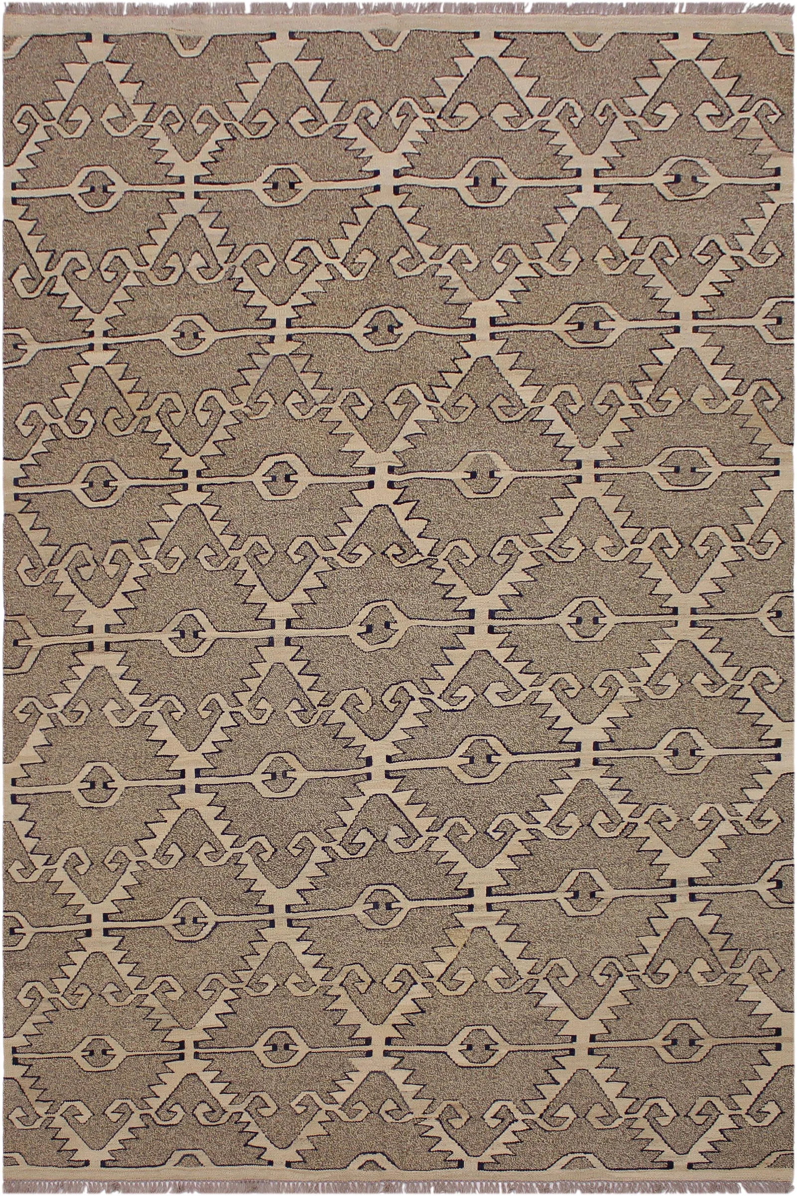 Navajo Style Kilim Hand-Woven Wool Rug -5"²11"³ × 7"²10"³ - 8