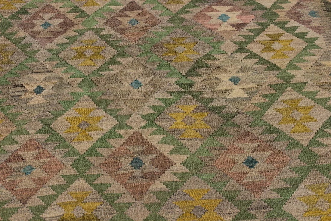 Boho Chic Kilim Hand-Woven Wool Rug -5"²6"³ × 7"²10"³ - 6