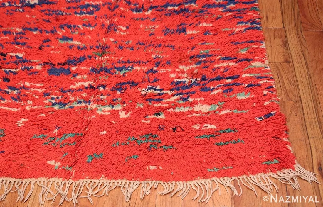 Nazmiyal Collection Colorful Vintage Moroccan Berber Rug - 3