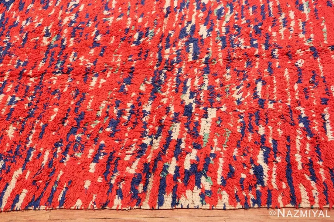 Nazmiyal Collection Colorful Vintage Moroccan Berber Rug - 4