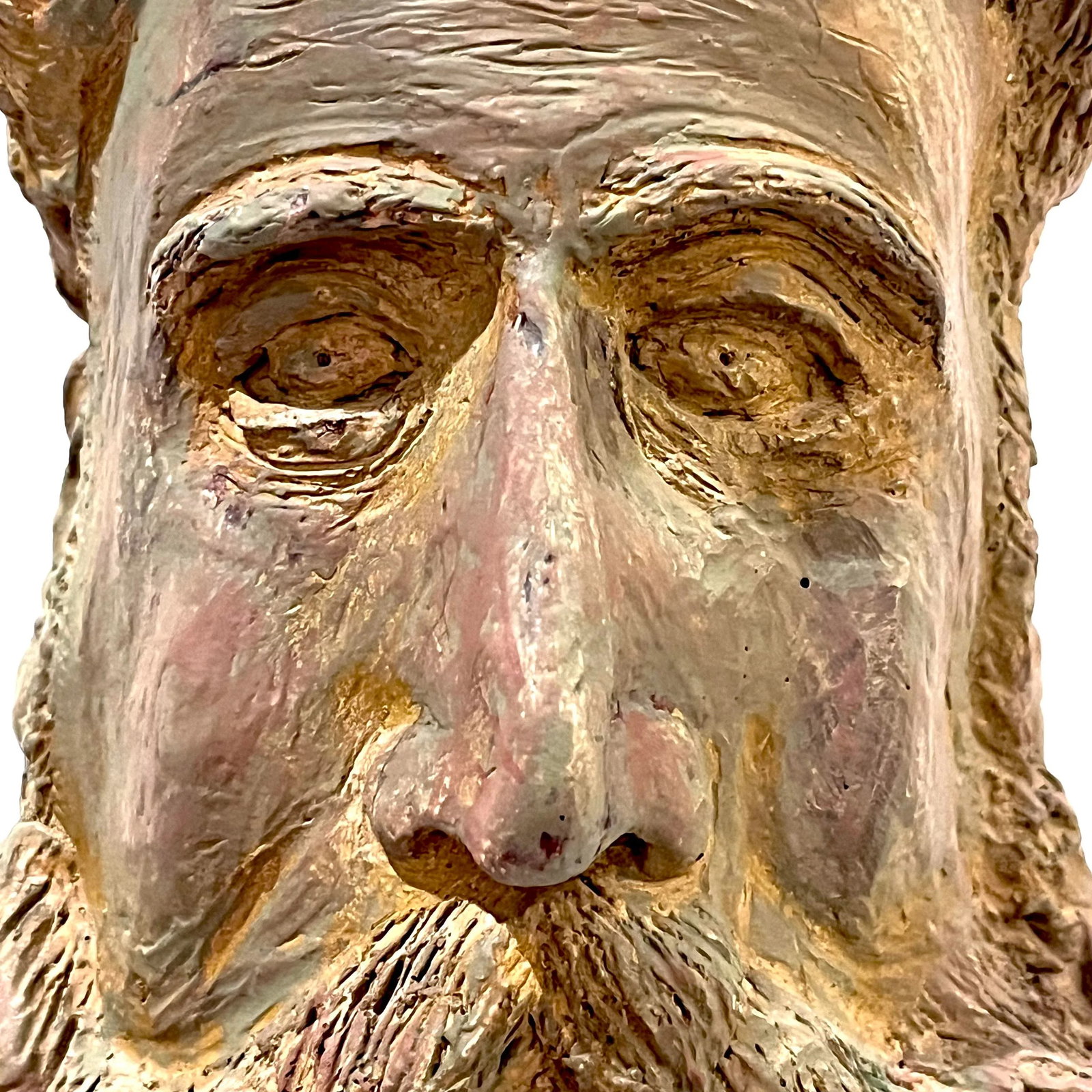 Mid-Century Modern Bust of Bearded Man - 1966 Ettore Colla - 4