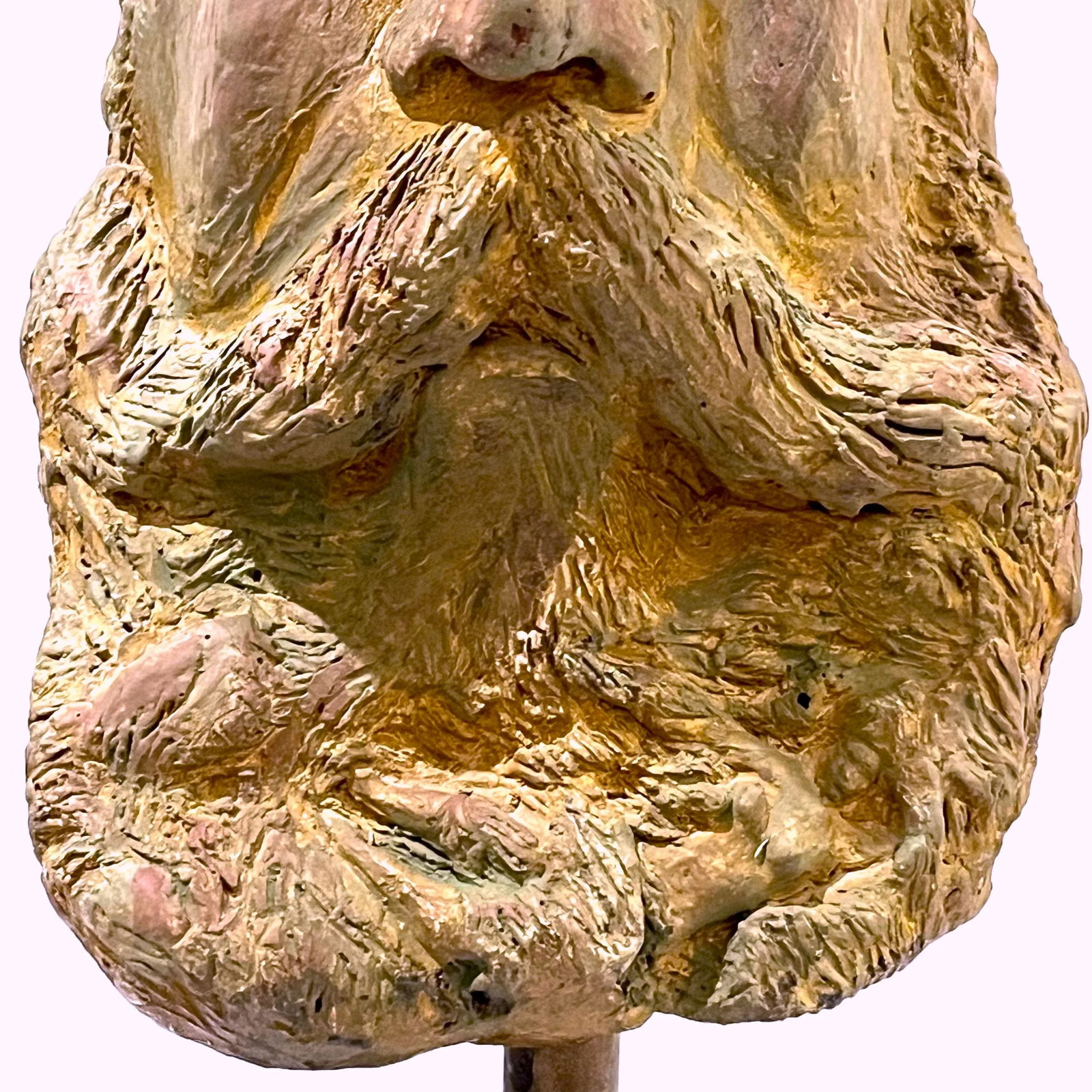 Mid-Century Modern Bust of Bearded Man - 1966 Ettore Colla - 5
