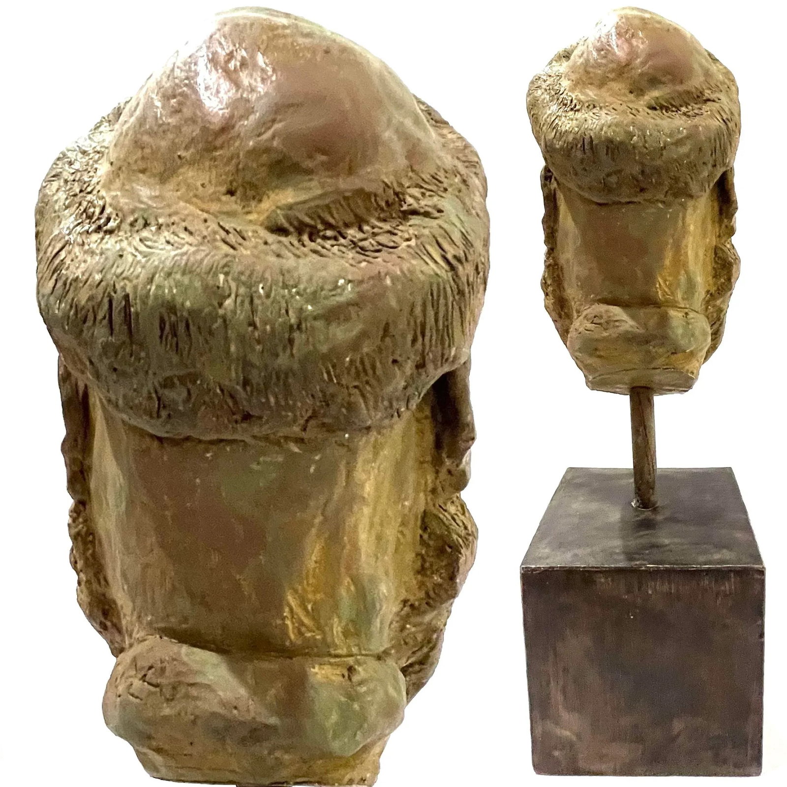Mid-Century Modern Bust of Bearded Man - 1966 Ettore Colla - 7