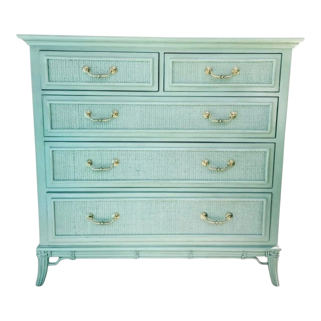 Somerset Bay Wood, Rattan and Wicker Dresser (1 of 7)