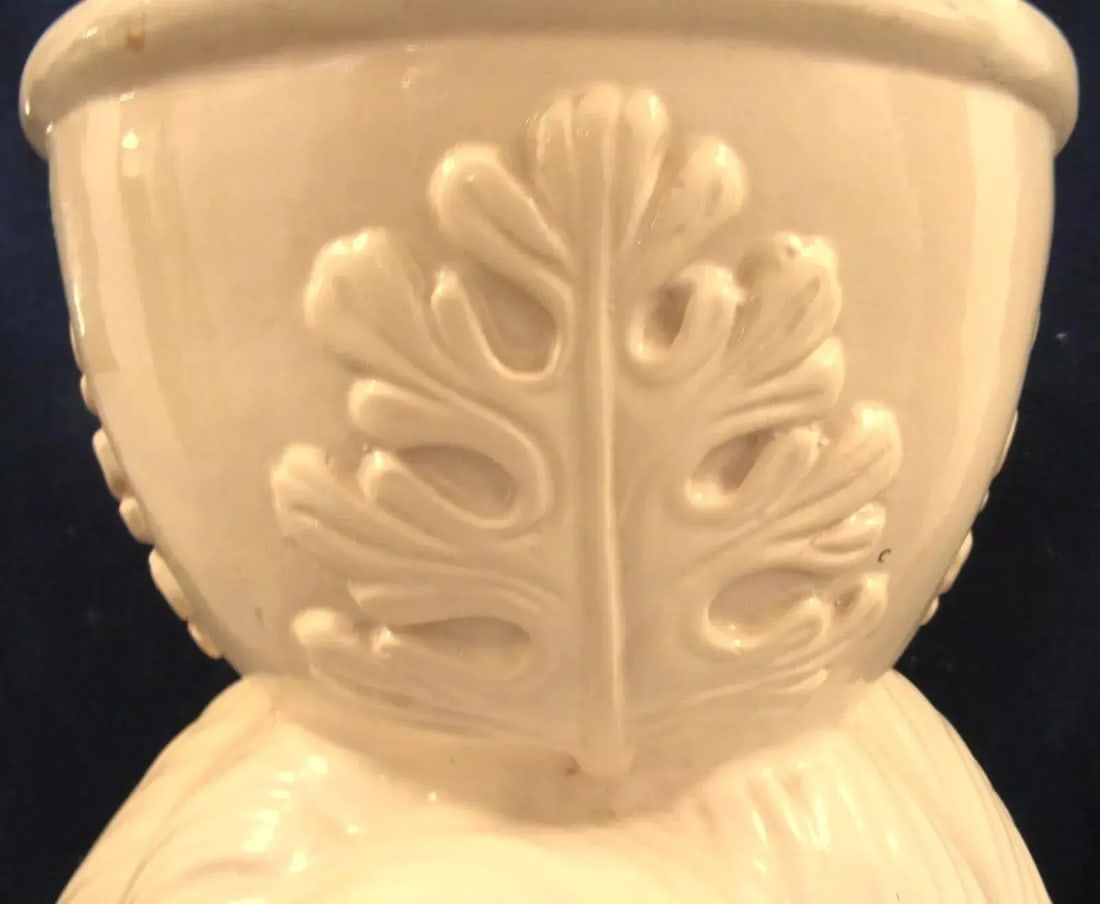1950s Palm Beach Hollywood Regency Pale Yellow Fiberglass Snail Planter - 9