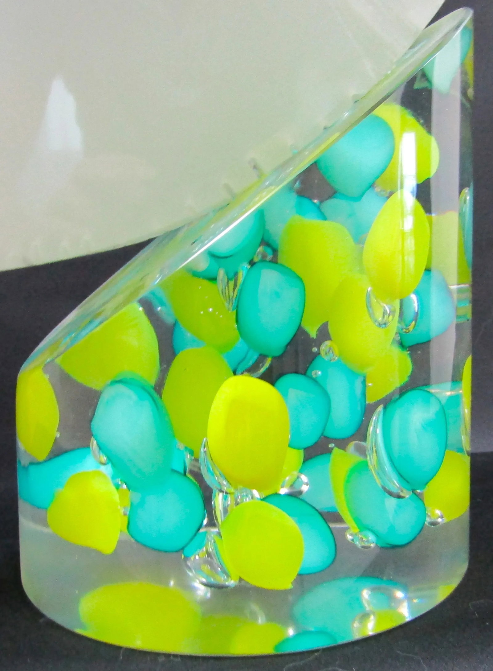 1990s Large Venetian Studio Pino Signoretto Abstract Modernist Glass Sculpture Attributed to Murano - 2