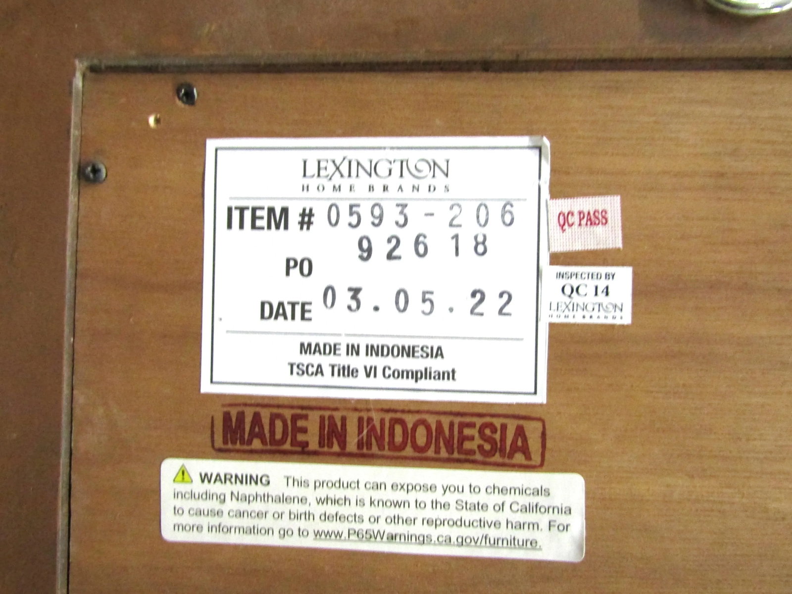 Lexington Furniture Tommy Bahama Bali Hai Seabrook Palm Wall Mirror 0593-206 - 10