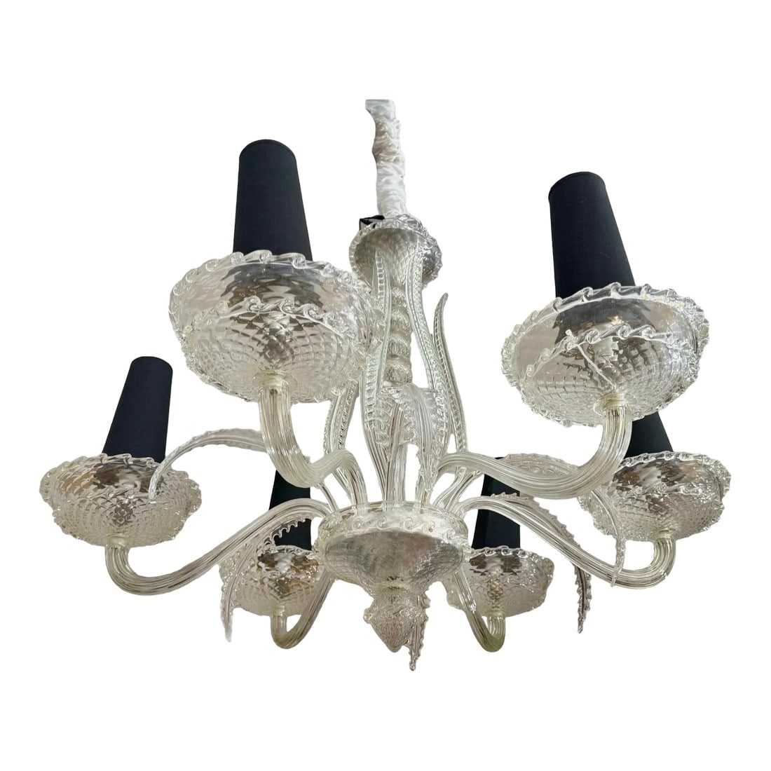 1930s Art Déco Maison Veronese Chandelier Attributed to André Arbus (1 of 12)
