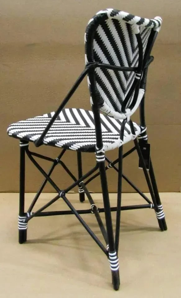 Eichholtz Colony Rattan Chevron Dining Side Chair - 6