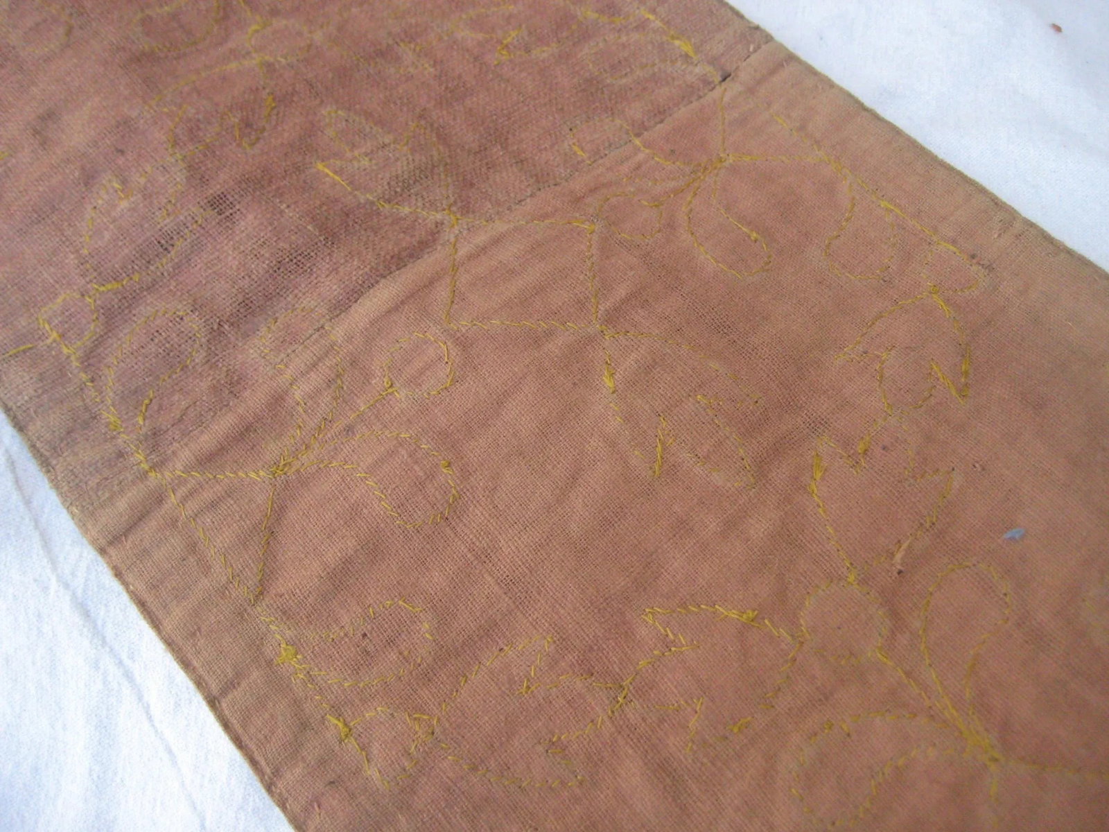 Spanish Antique Embroidery Trim Wall Hanging Roll Panel - 10