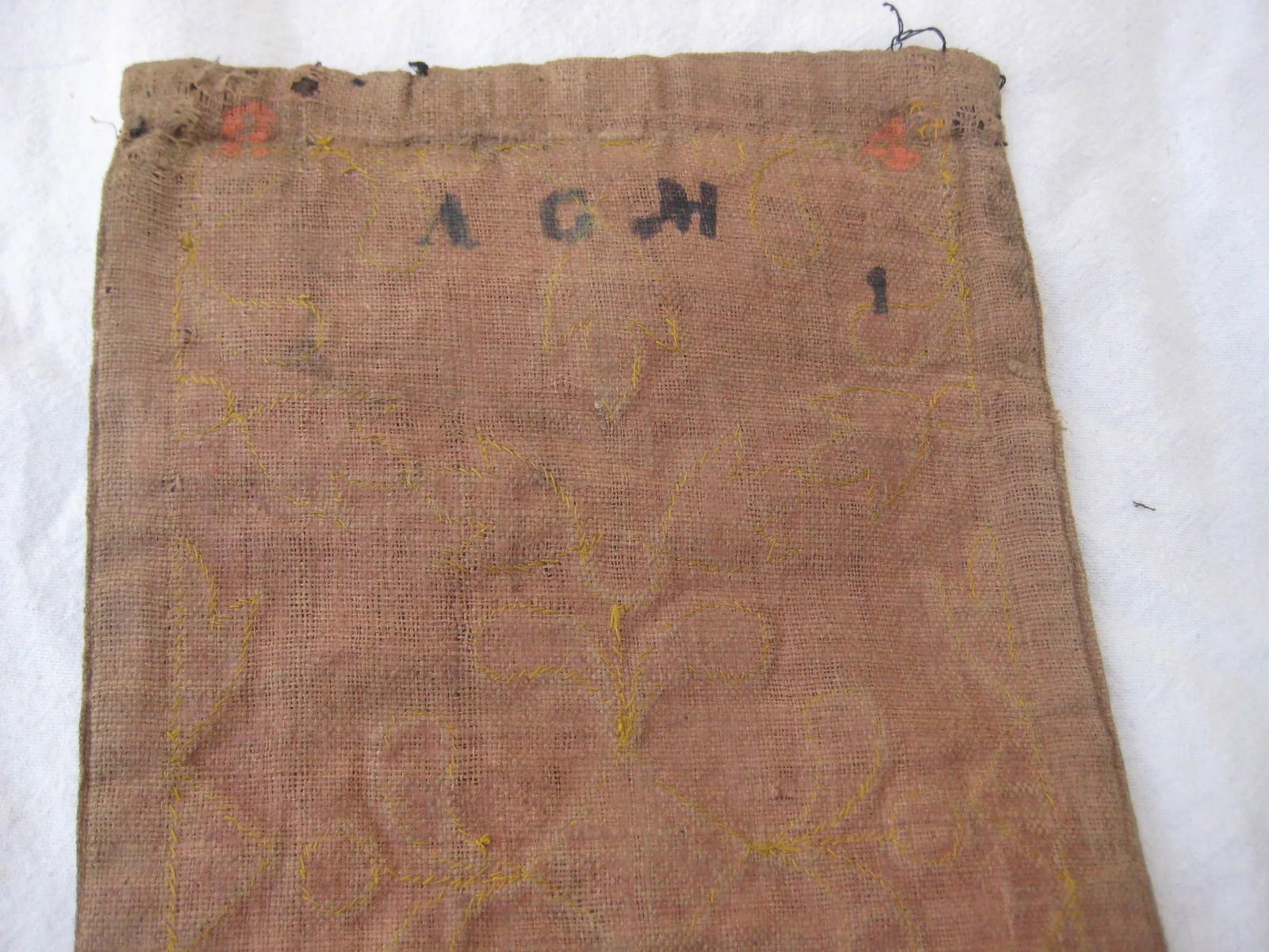 Spanish Antique Embroidery Trim Wall Hanging Roll Panel - 11