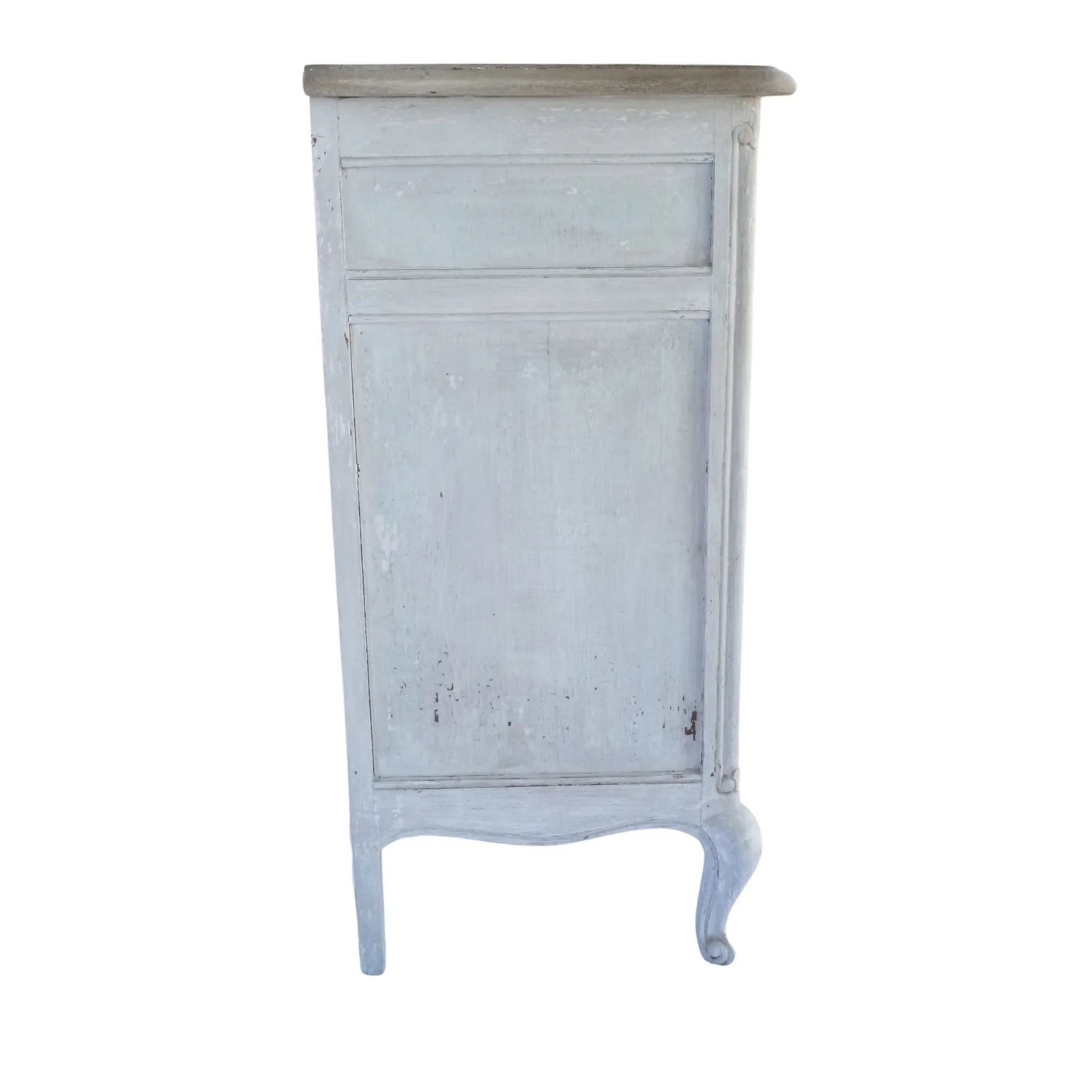 Petite French Painted Commode – Hand-Carved Details & Old World Finish - 8