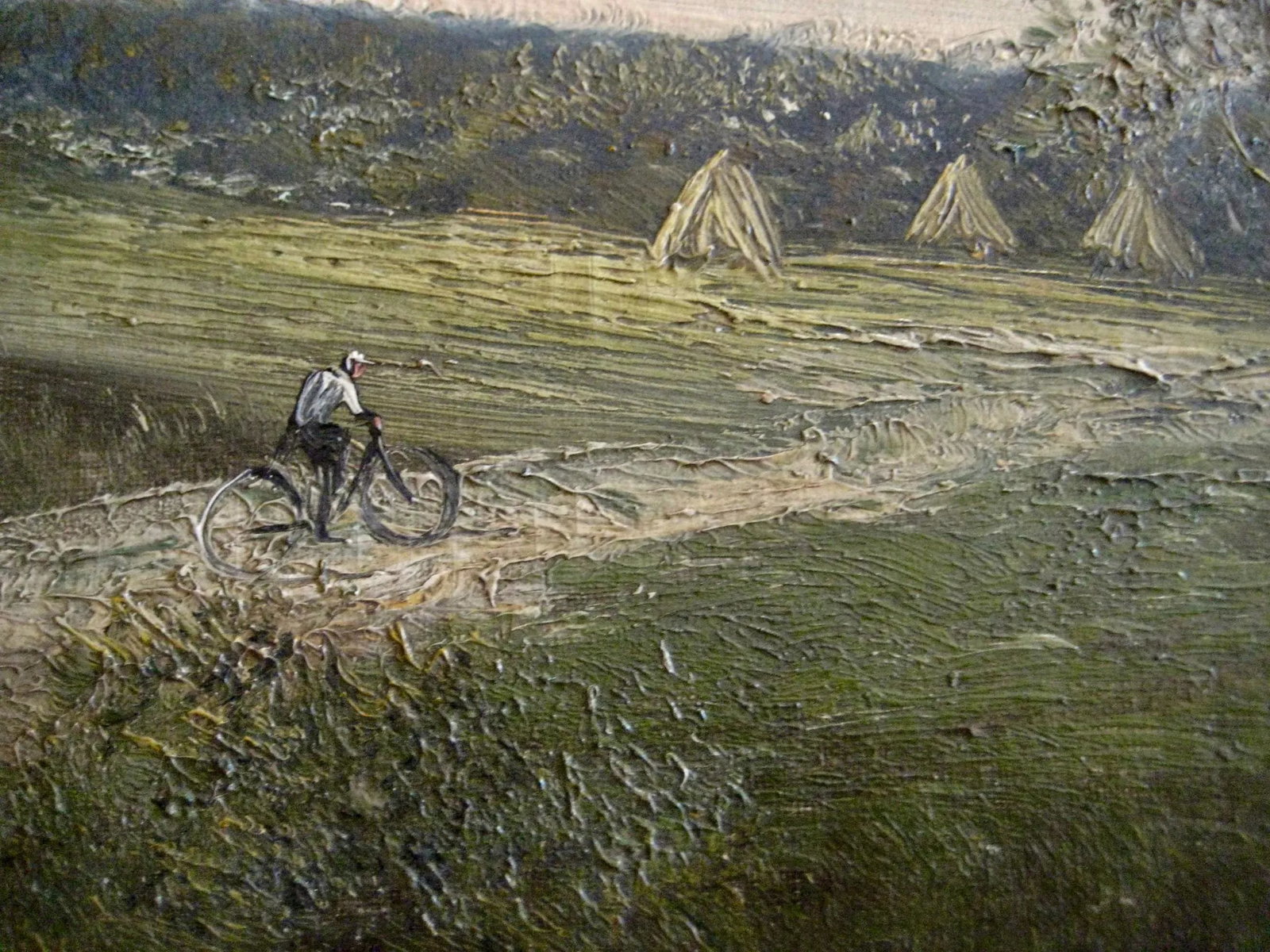 19th Century French Oil Painting Landscape Country Side by Lucien Henry Barbizon School - 3
