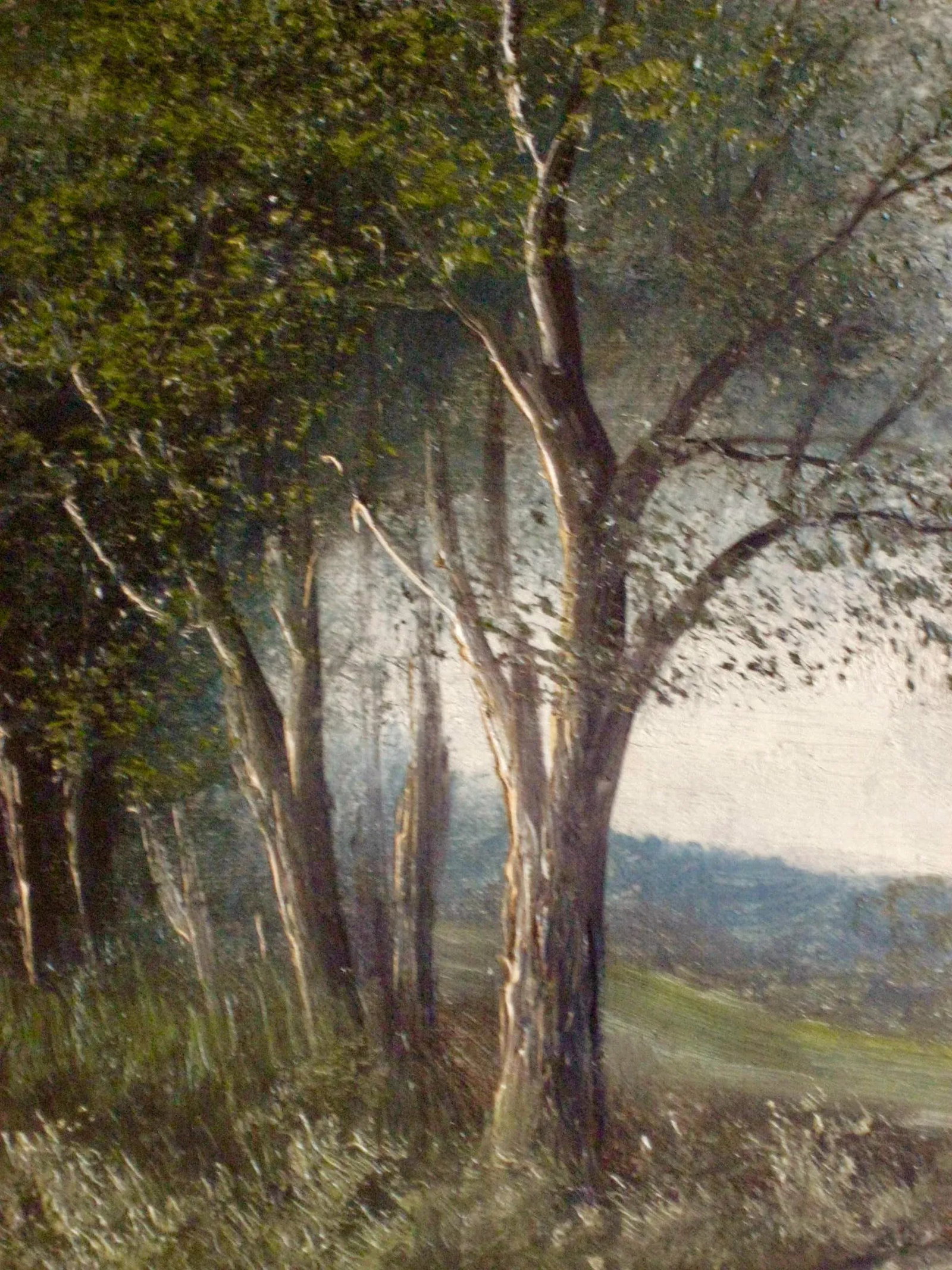 19th Century French Oil Painting Landscape Country Side by Lucien Henry Barbizon School - 5