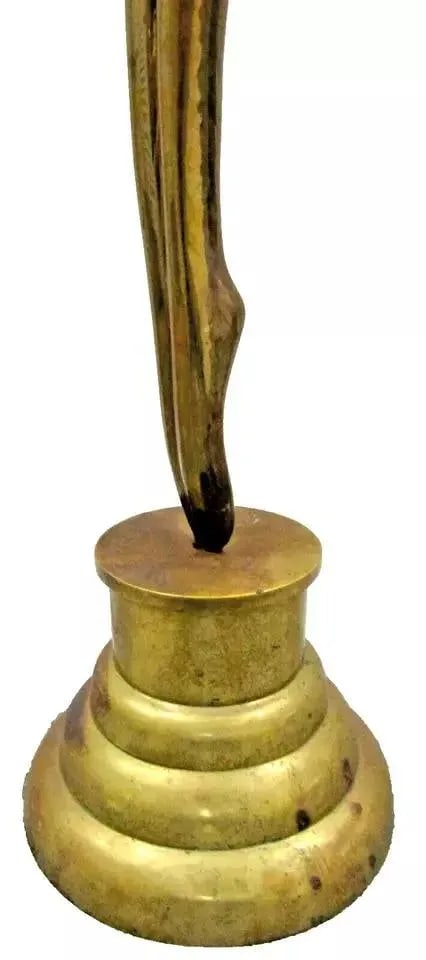 77" Tall 1940s Mid-Century Modern Female Nude Dancer Diver Sculpture Attributed to Karl Hagenauer - 6