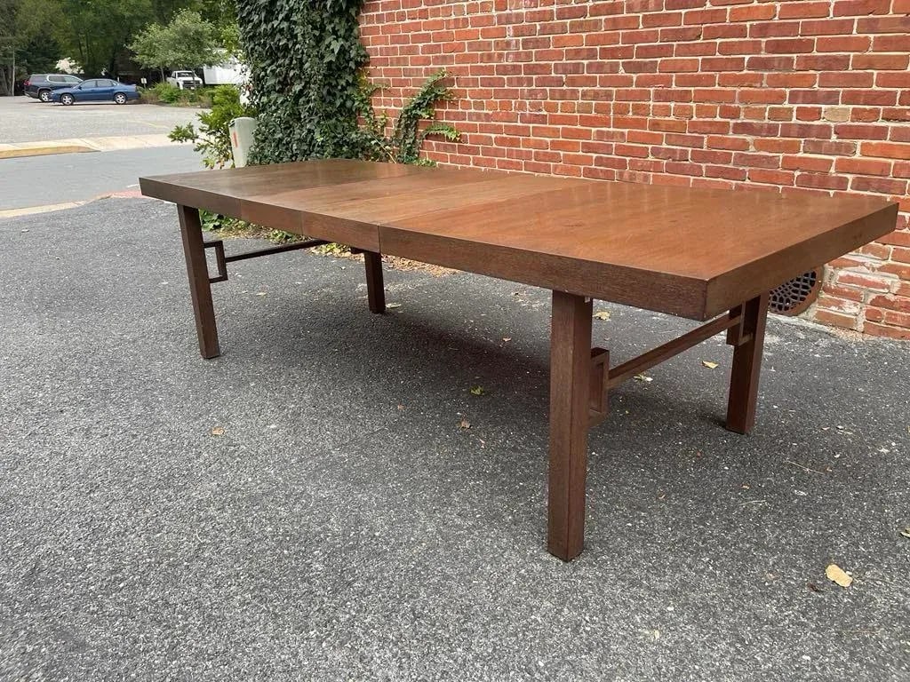 1920s Art Deco Oak Dining Table With Two Leaves - 3