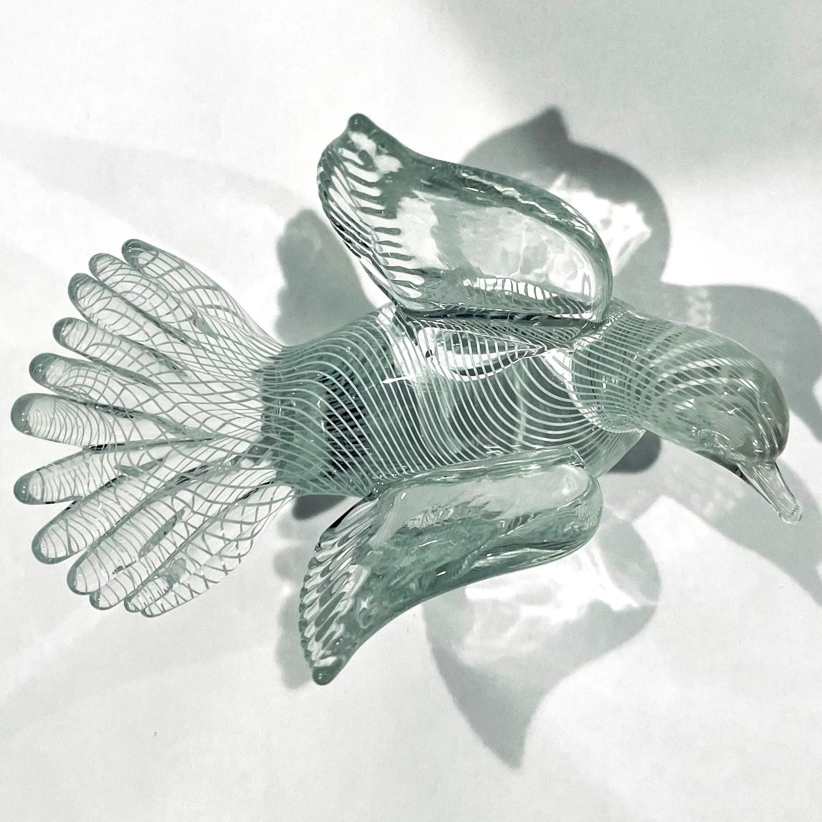 1950's Murano Attributed Glass Dove Figurine - Franco Moretti - 10