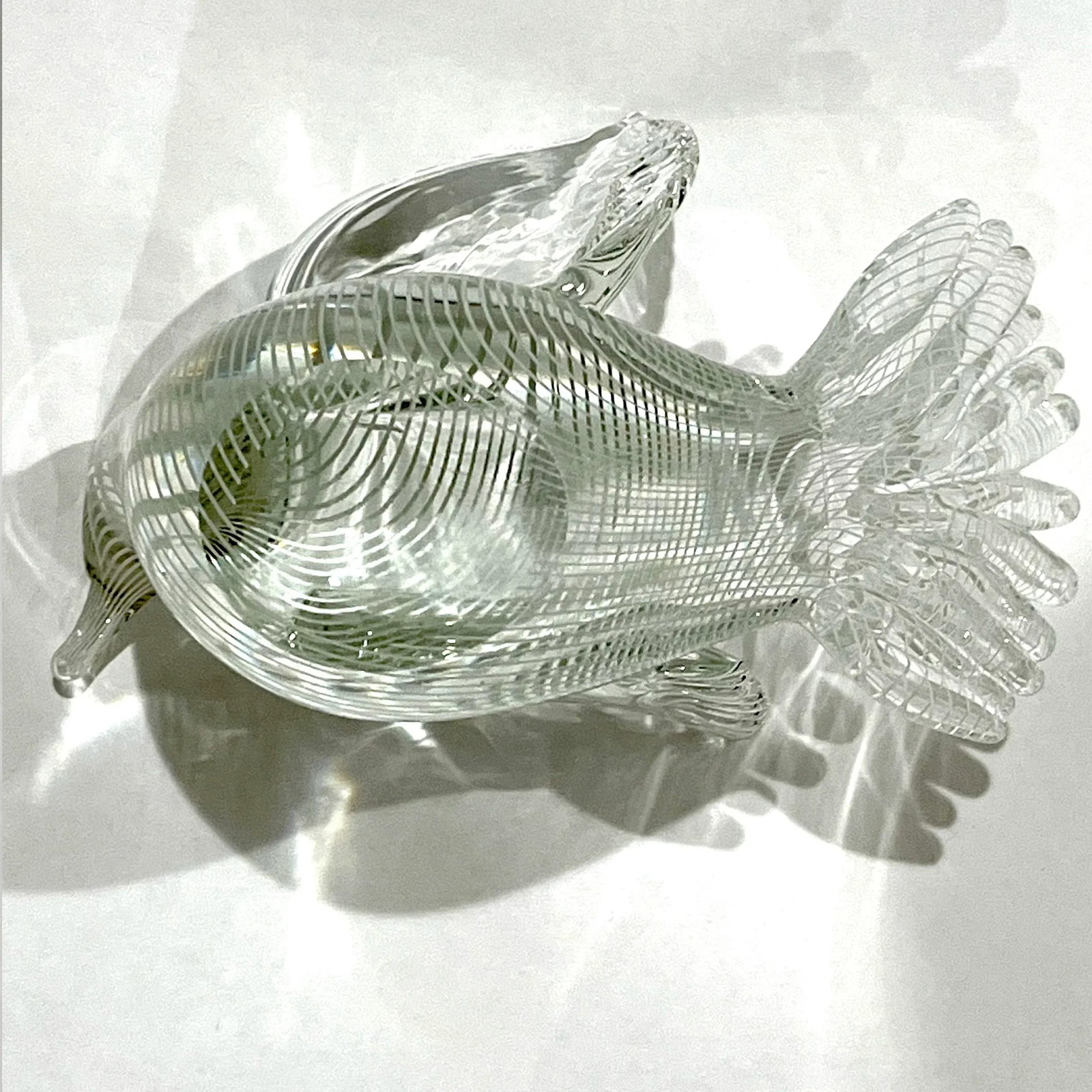 1950's Murano Attributed Glass Dove Figurine - Franco Moretti - 11