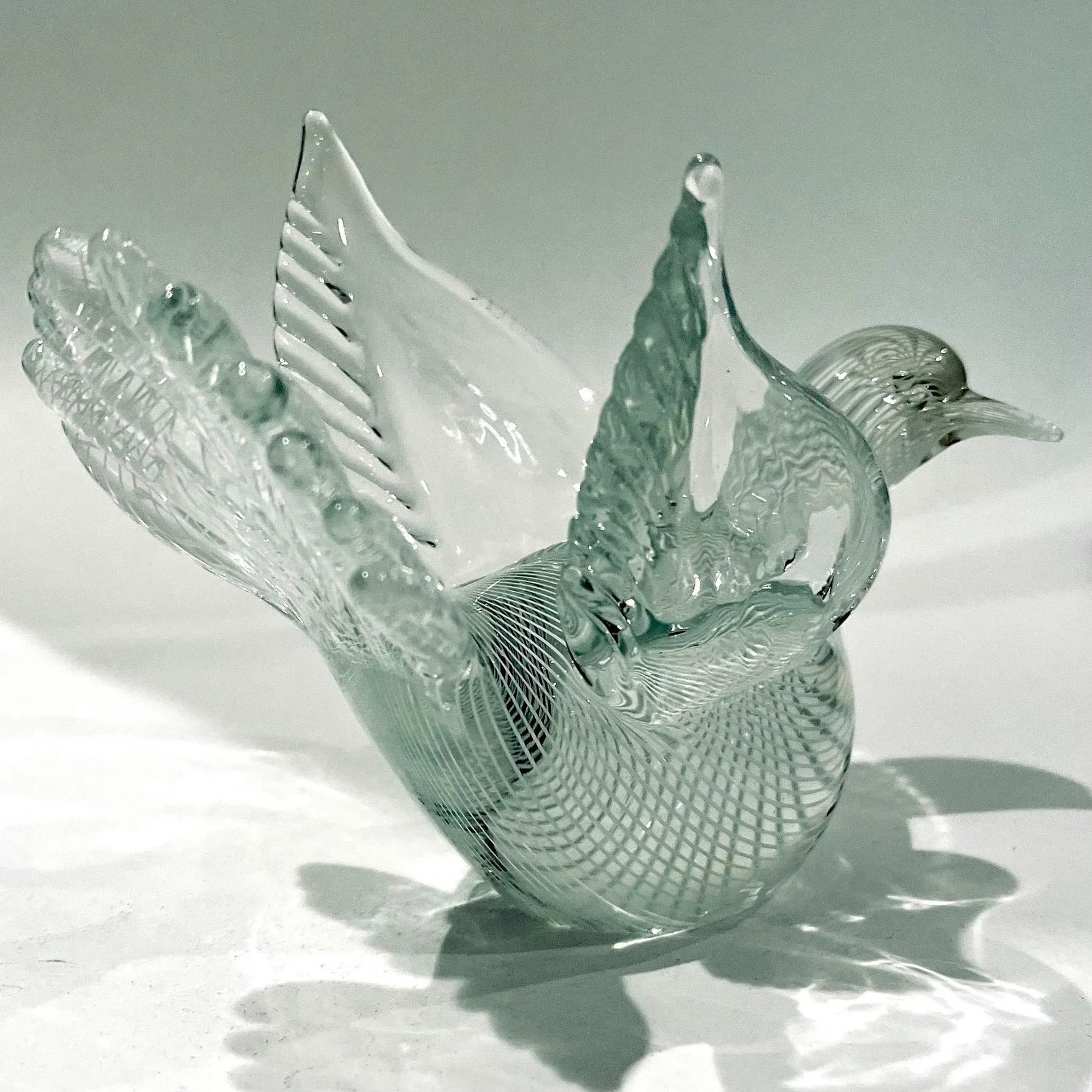 1950's Murano Attributed Glass Dove Figurine - Franco Moretti - 8