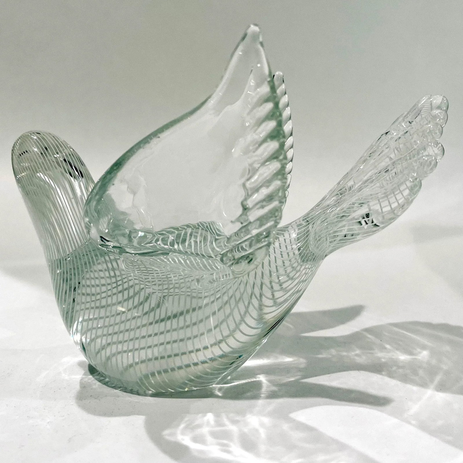 1950's Murano Attributed Glass Dove Figurine - Franco Moretti - 9