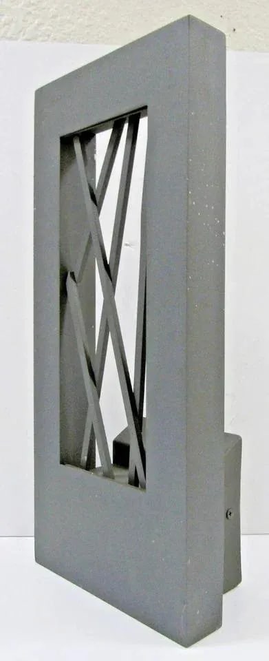 Pair of Modern Forms Twilight LED Indoor/Outdoor Wall Lights in Slate Gray - 11
