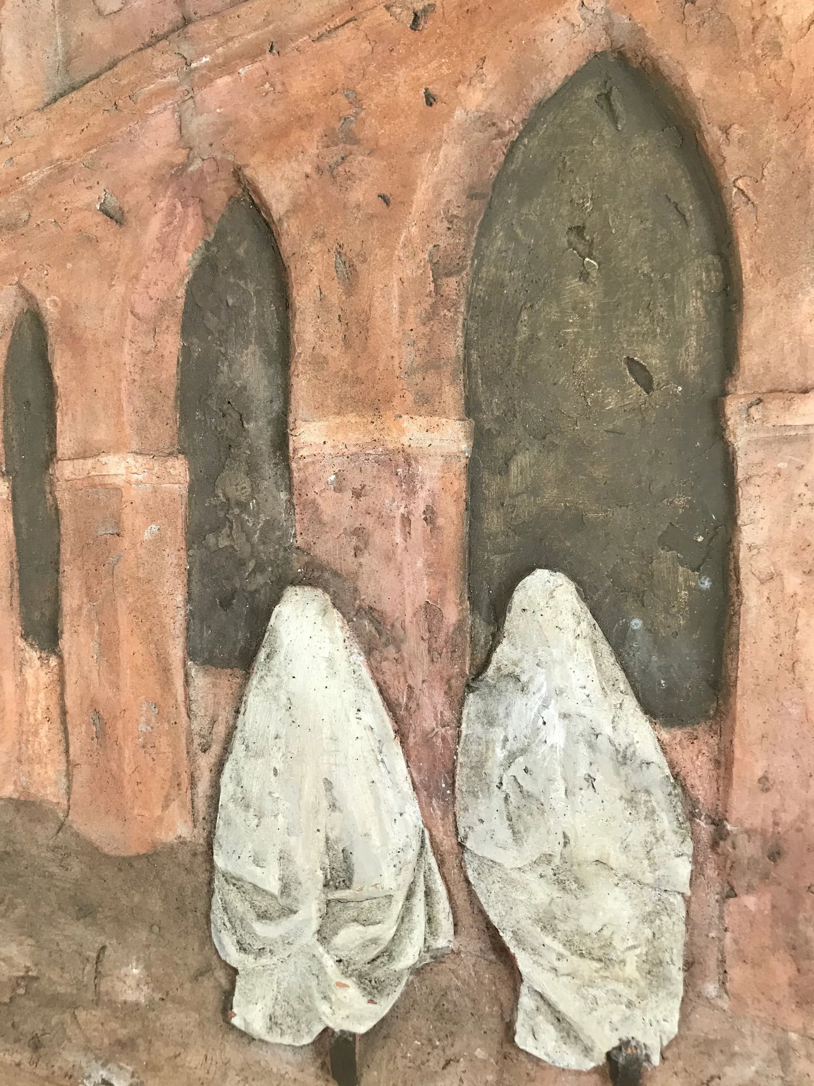 1990s Terracotta Bas Relief by Marie La Varende - 6