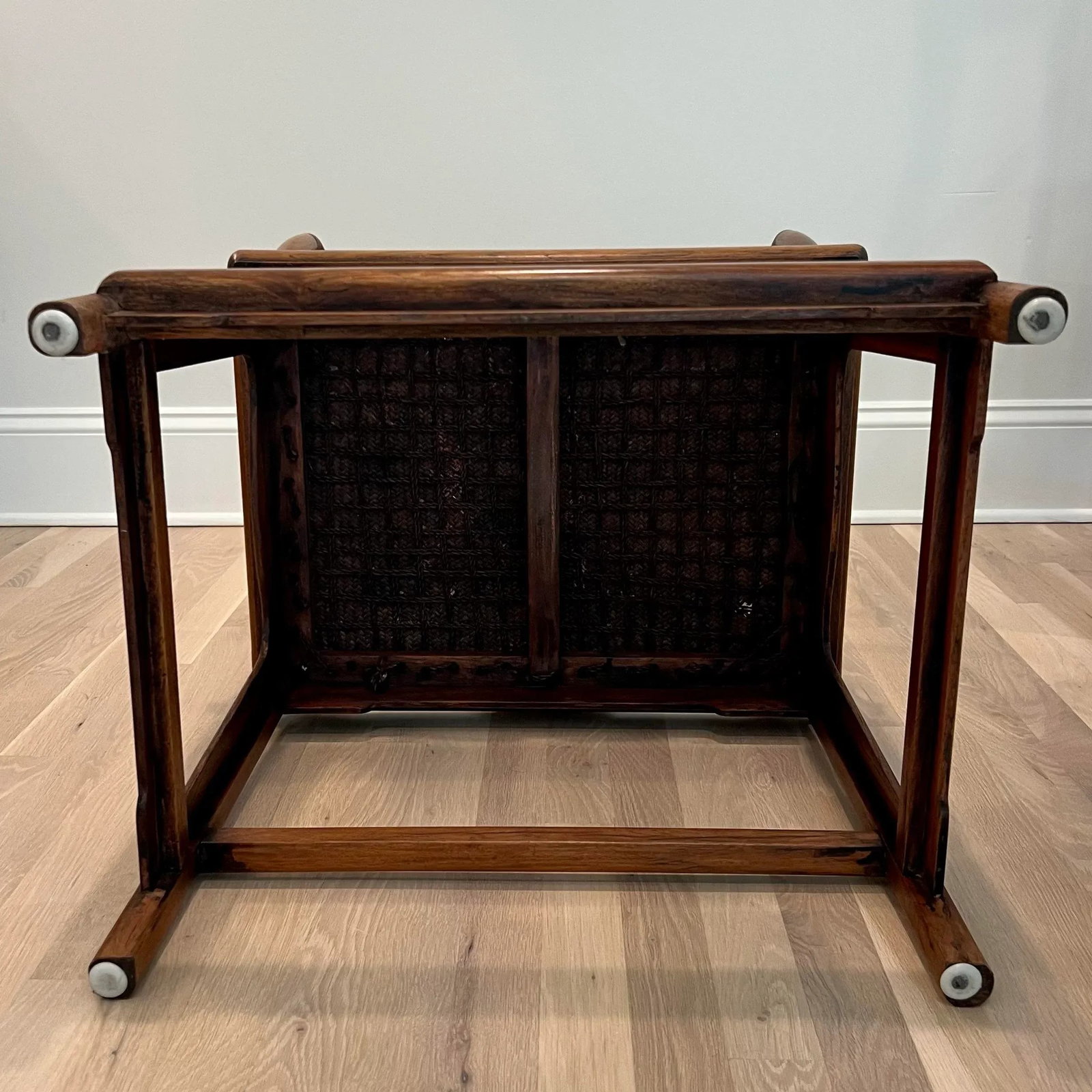Qing Dynasty Huanghuali Southern Official's Hat Pair of Side Chairs - 7