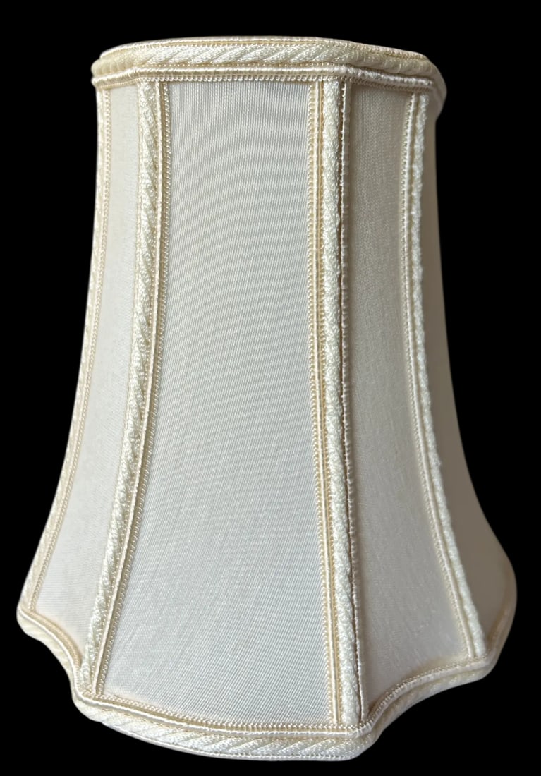 Vintage Canterbury Silk Bell Lampshade – Hand-Tailored in Brooklyn, Ny – New Old Stock - 2