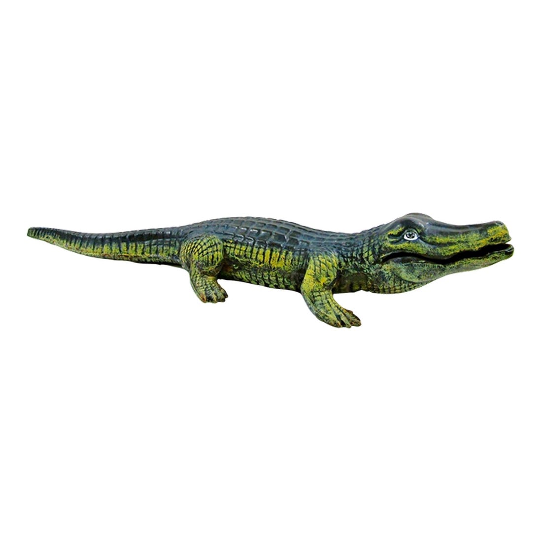 Antique Large Cast Iron Alligator Sculpture With Original Paint 29.5 in Long (1 of 17)