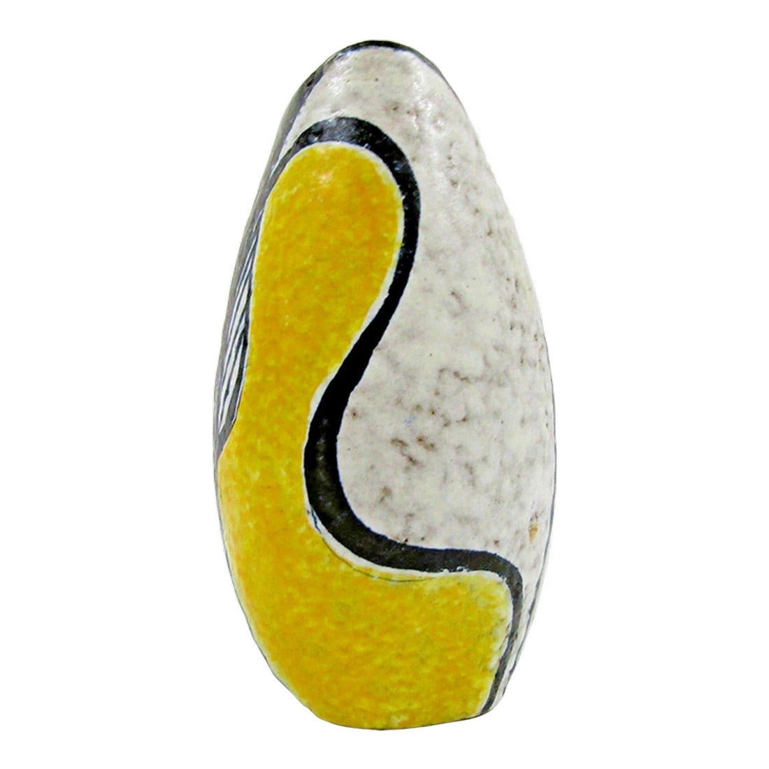 West German Mid-Century Bud Vase Attributed to Ruscha Herkenroth: The Rare West German Ruscha Herkenroth Design Mid-Century Bud Vase is a stunning piece of European pottery from the mid-20th century. Featuring an abstract multicolor design, this handmade glossy