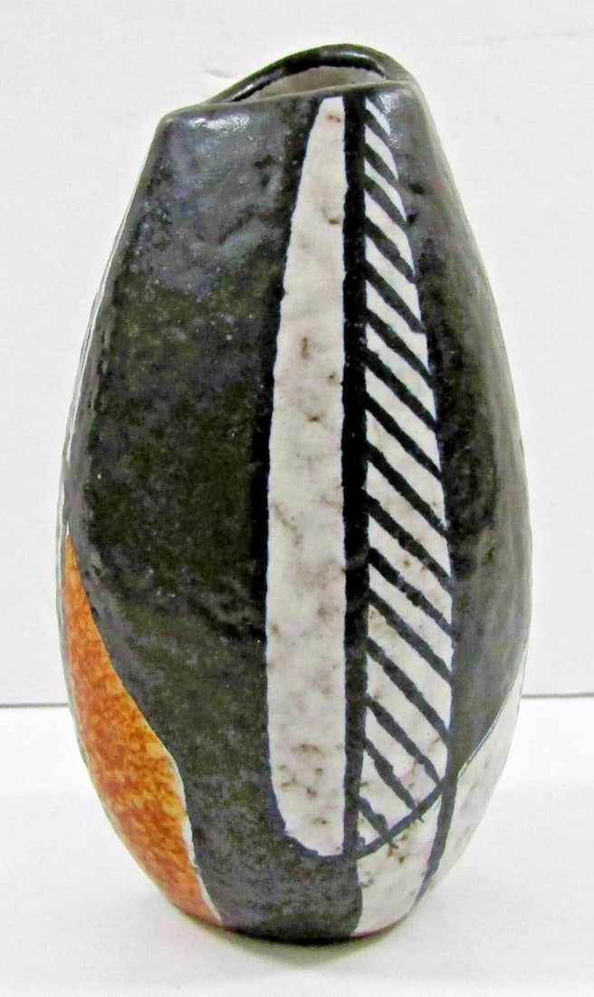 West German Mid-Century Bud Vase Attributed to Ruscha Herkenroth - 4