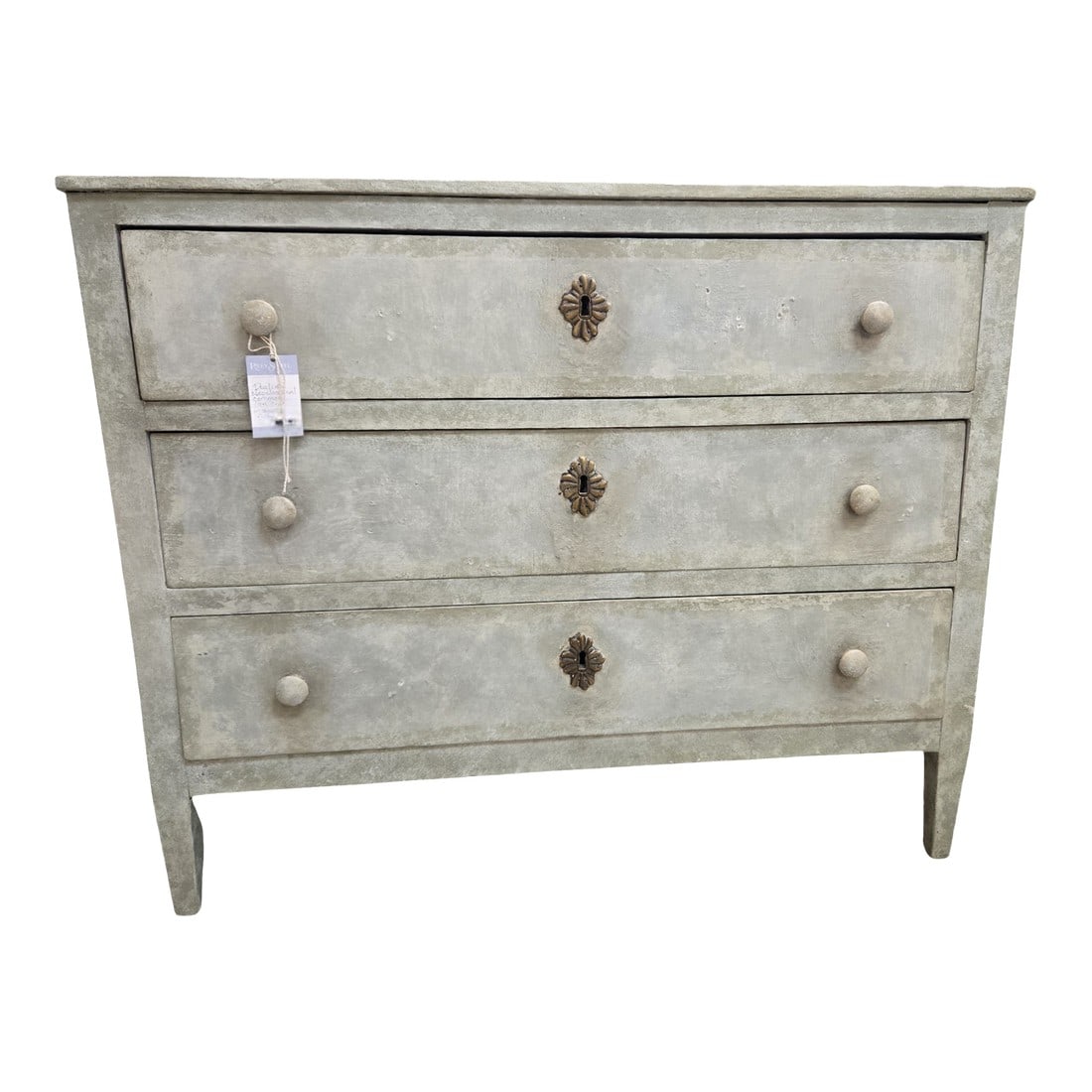 19th Century Italian Neoclassical Painted Commode With Old-World Finish (1 of 14)