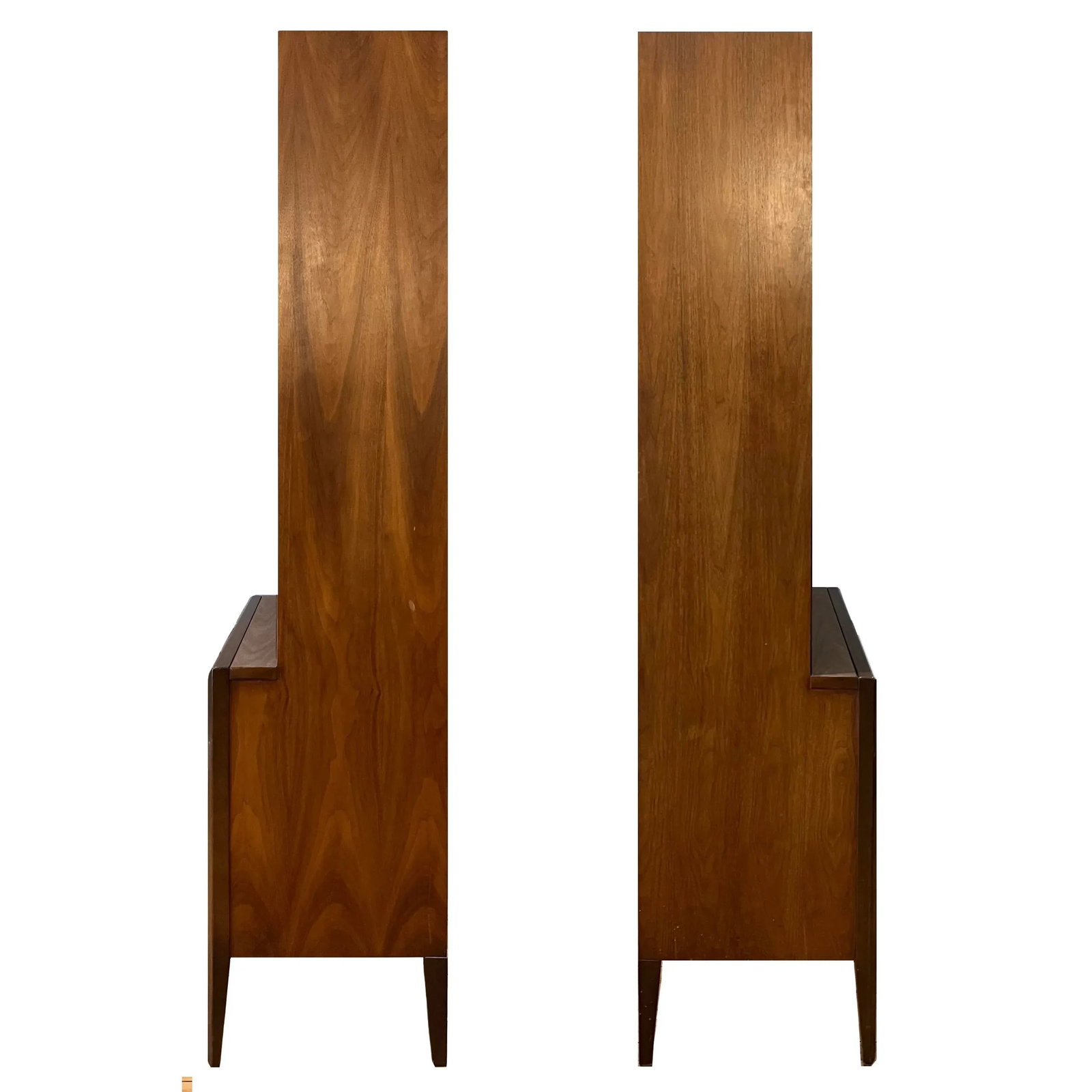 MCM Walnut Dining Cabinet Hutch by Keller Furniture Circa 1969 - 11