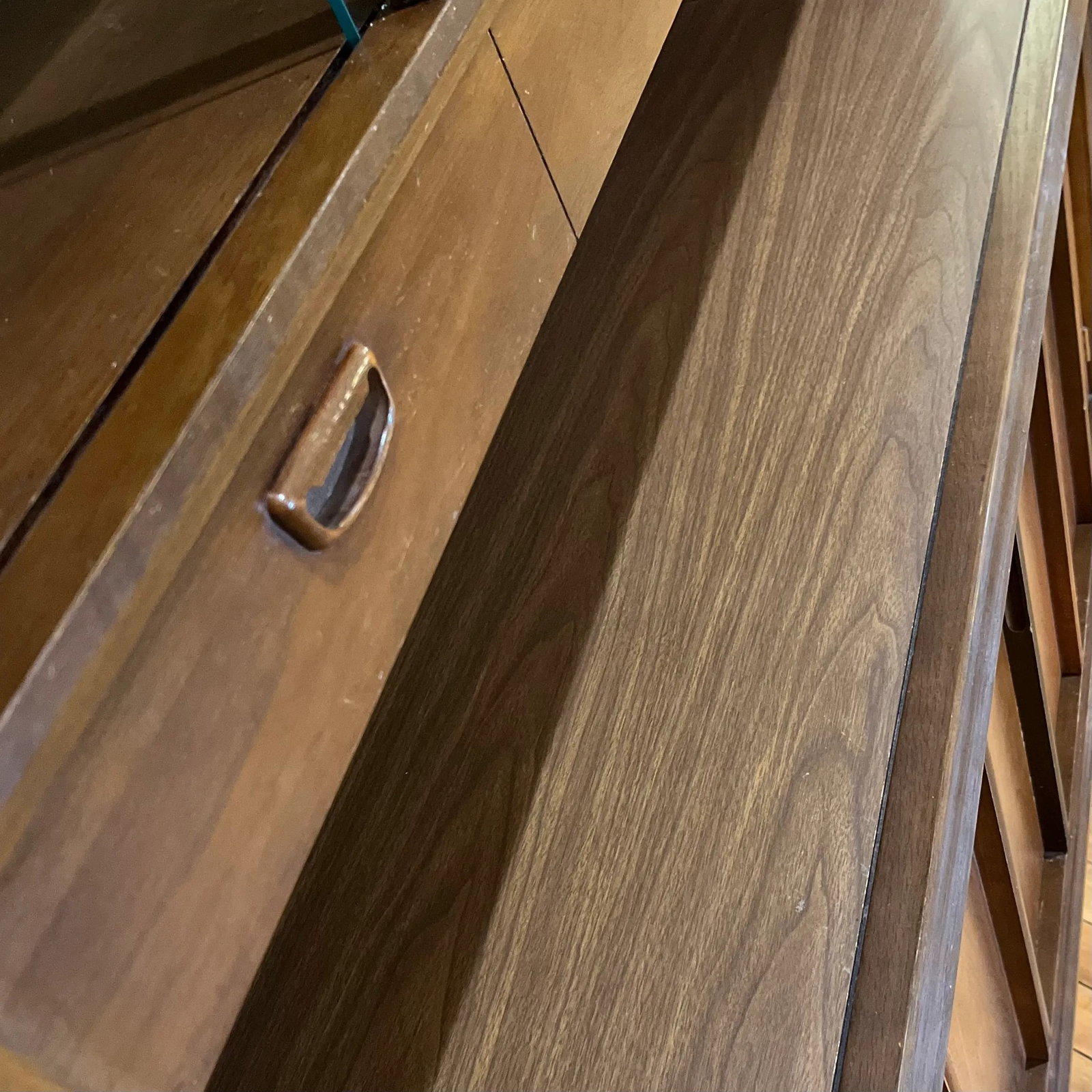 MCM Walnut Dining Cabinet Hutch by Keller Furniture Circa 1969 - 6