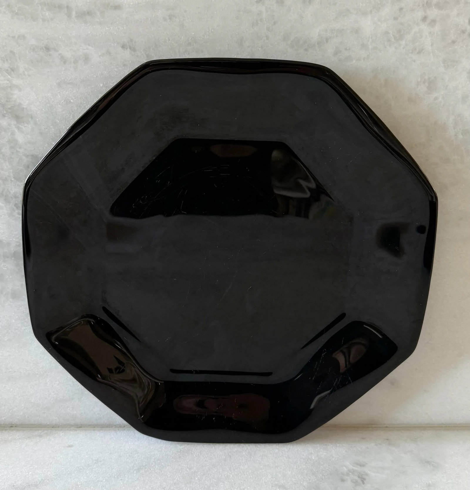 Vintage French Octagonal Plates - Set of 8 - 3