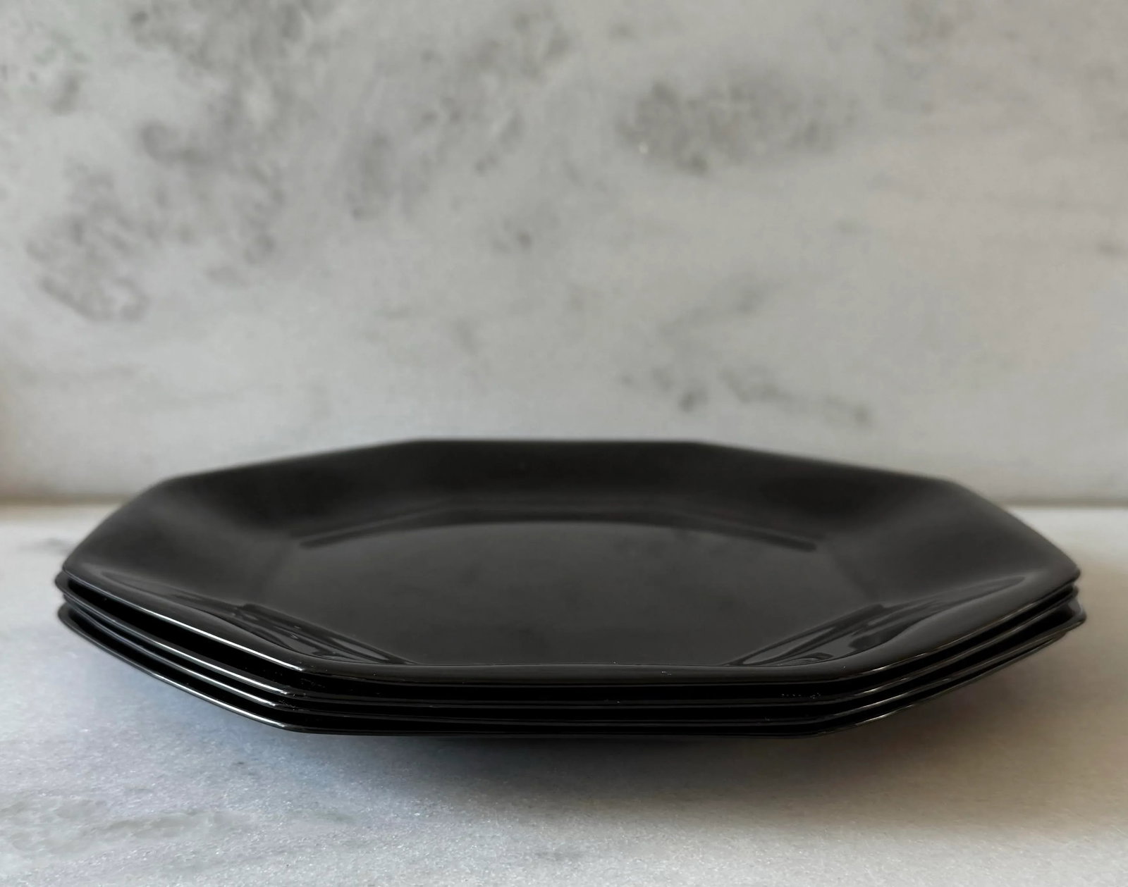 Vintage French Octagonal Plates - Set of 8 - 9