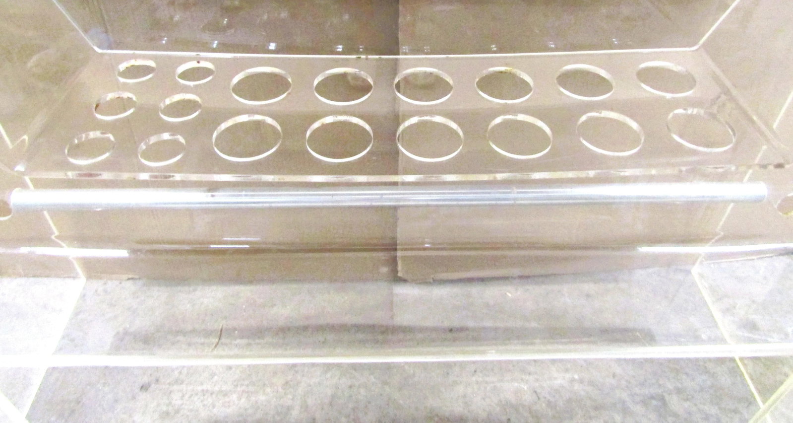 Large Luigi Bardini Mid-Century Modern Illuminated Lucite Bar With Drawer - 12