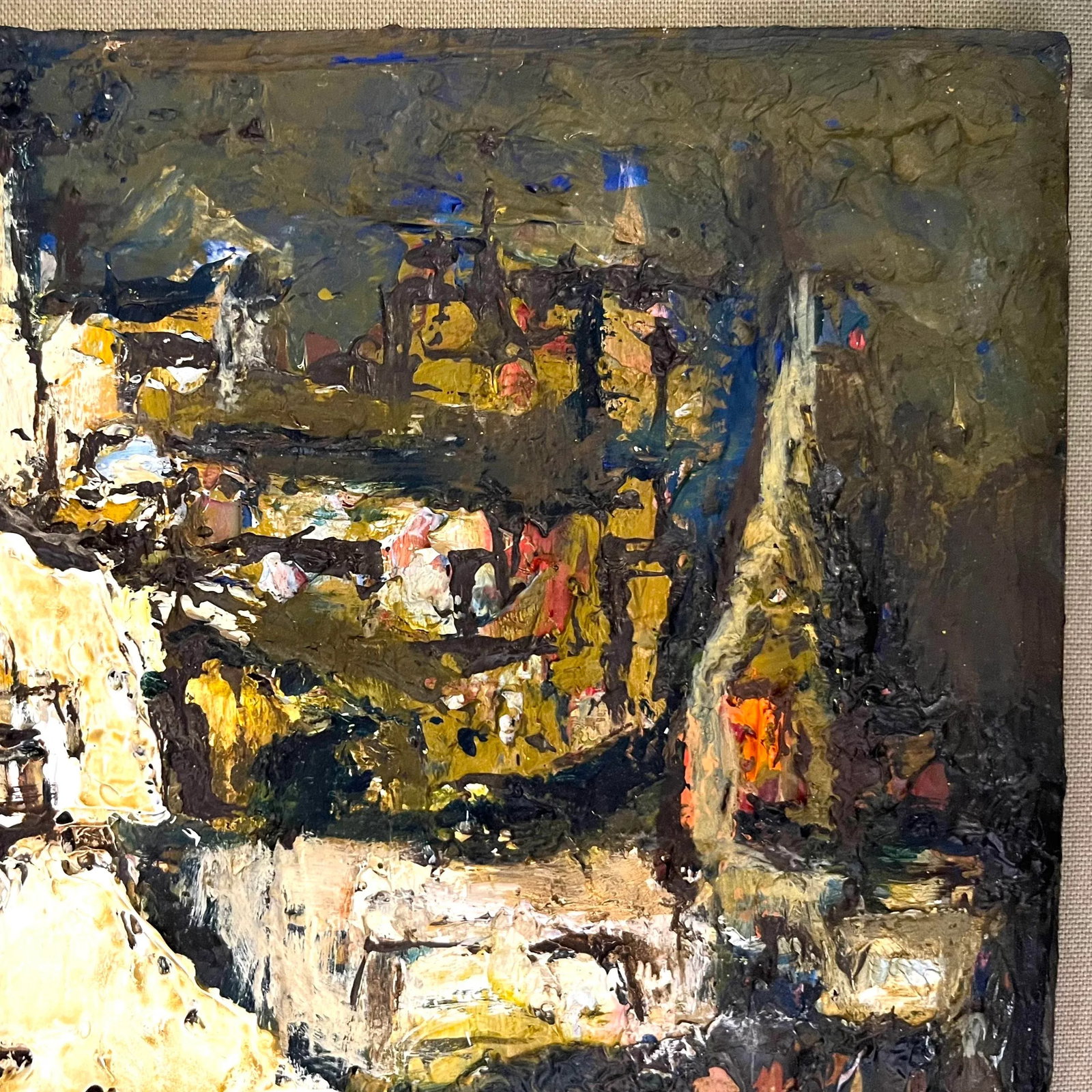 1963 Abstract Italian Landscape Painting - Cohn - 5