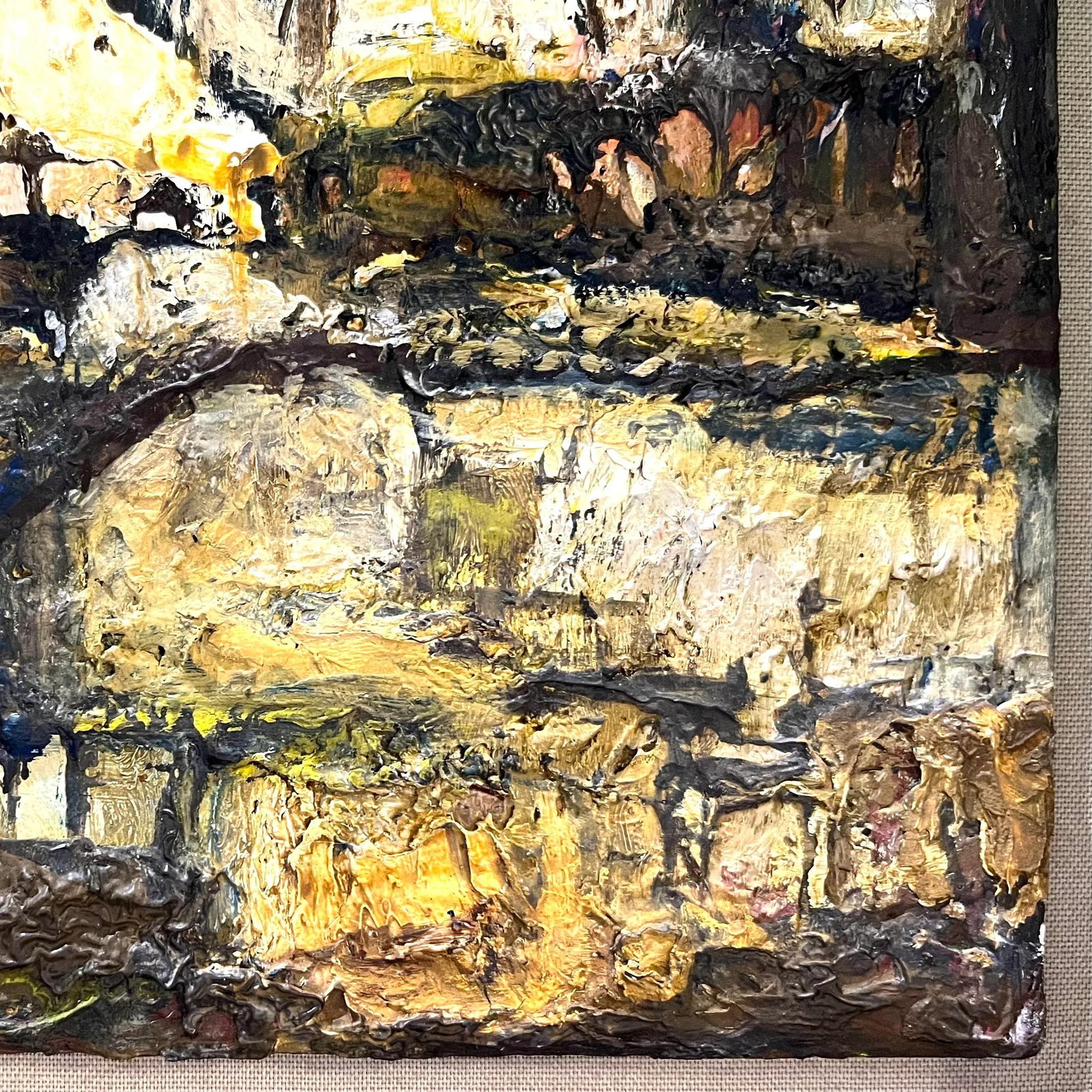 1963 Abstract Italian Landscape Painting - Cohn - 6