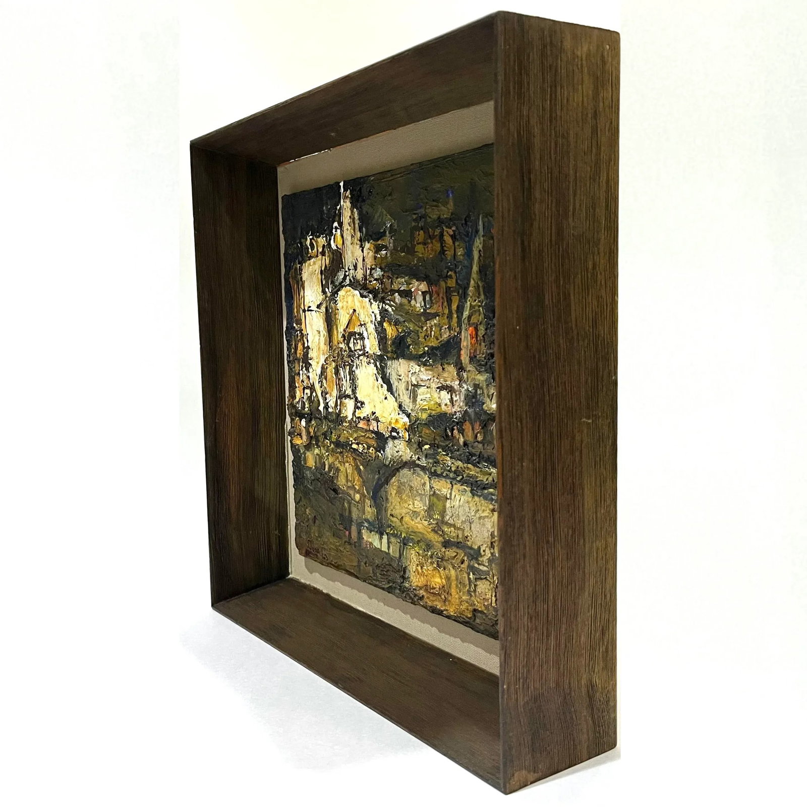 1963 Abstract Italian Landscape Painting - Cohn - 8