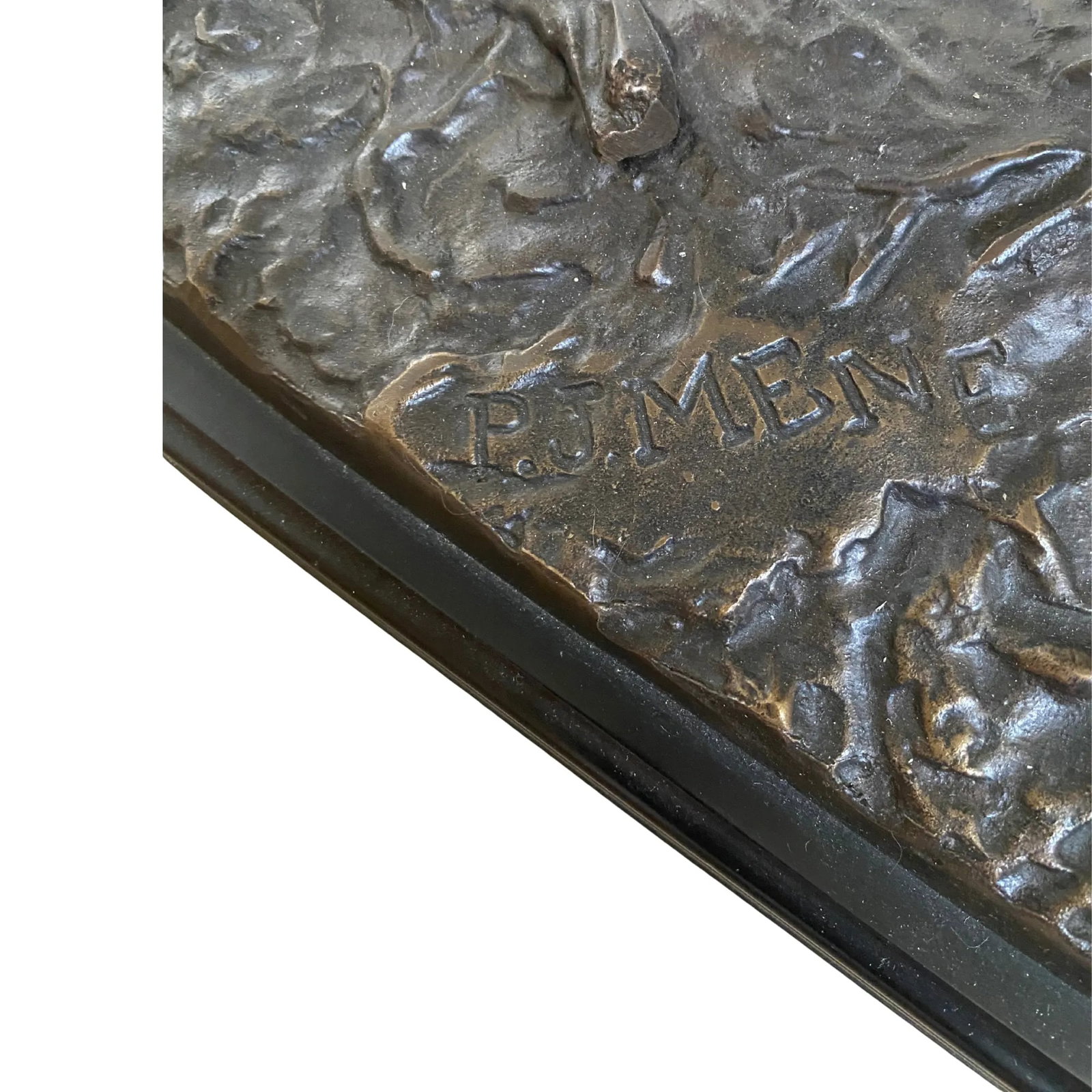 Pierre Jules MÃªne Bronze Sculpture of "Cerf Bra Ant" (Bellowing Stag), French Animalier - 6