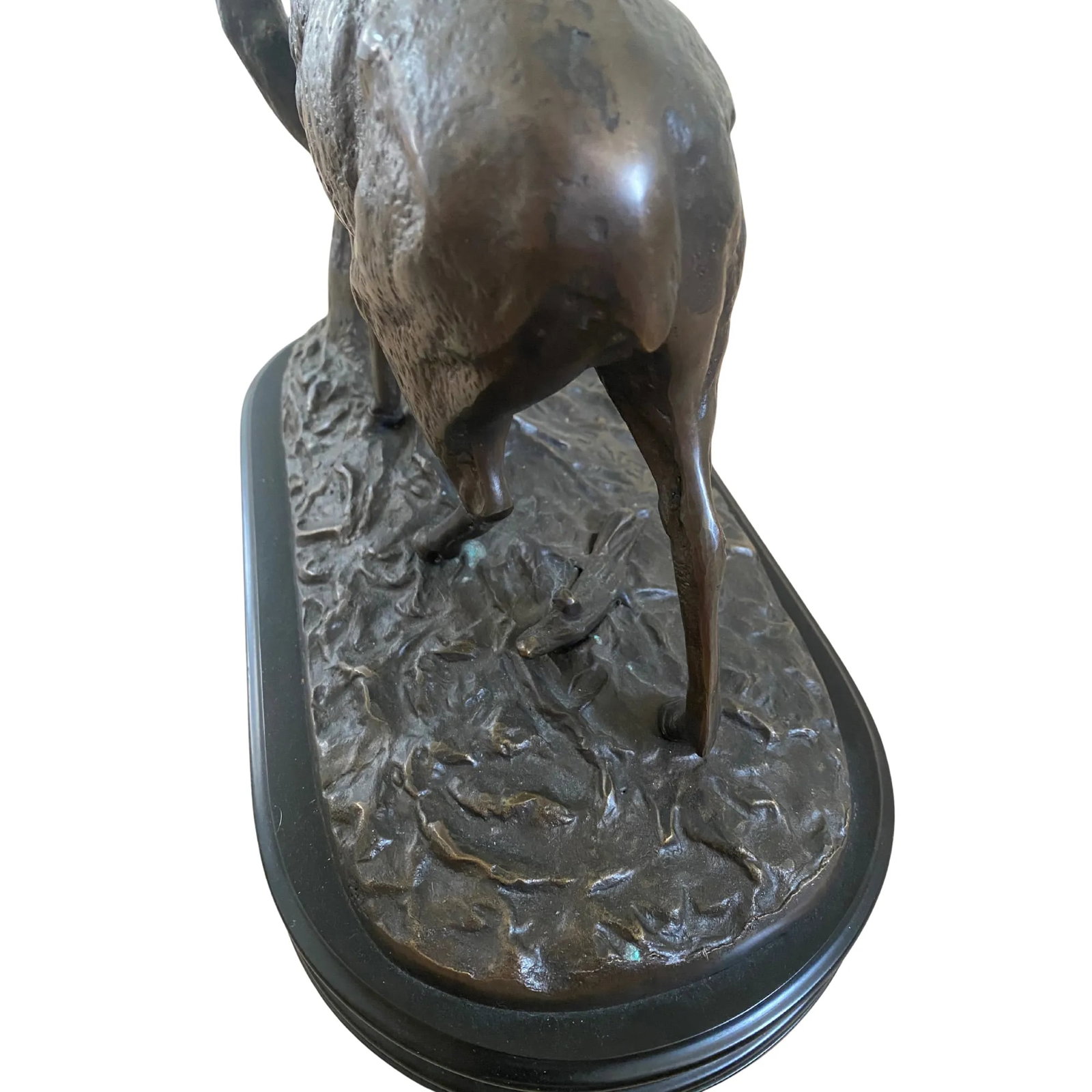 Pierre Jules MÃªne Bronze Sculpture of "Cerf Bra Ant" (Bellowing Stag), French Animalier - 8