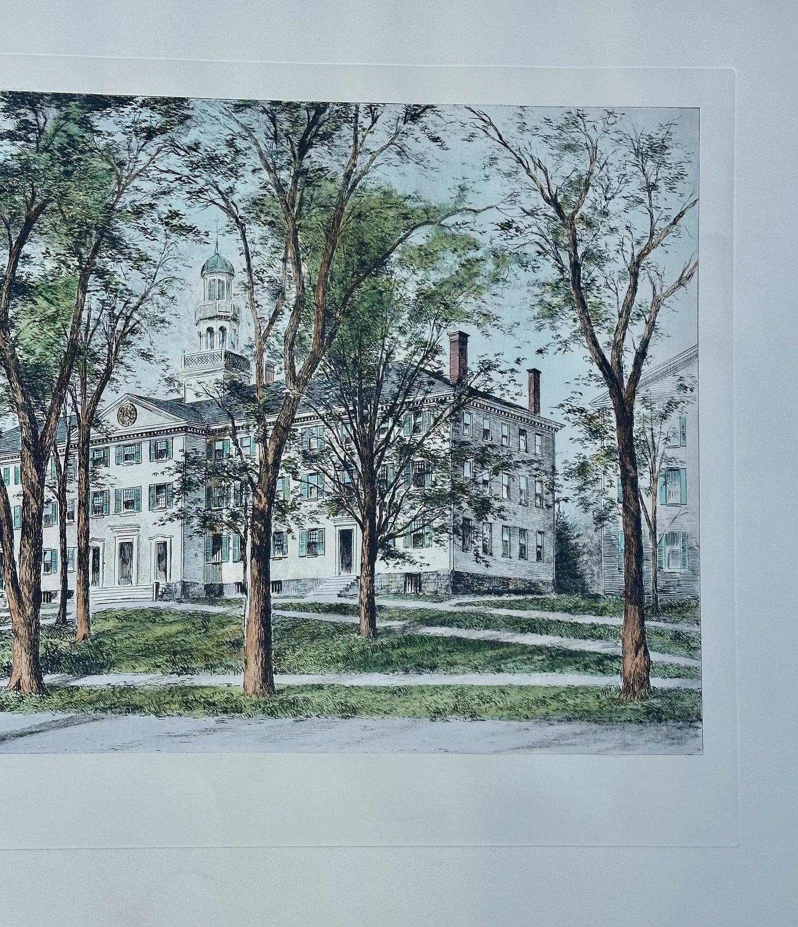 Dartmouth College Early 20th Century Antique Print - 3