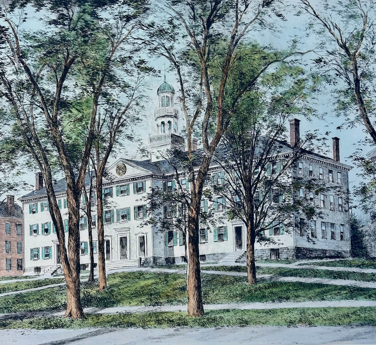 Dartmouth College Early 20th Century Antique Print - 5