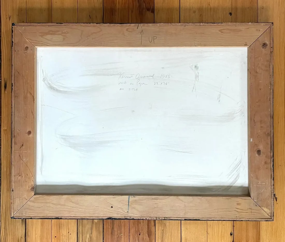 Kermit Oswald Framed Painting on Paper - A Noted Company Artist on Keith Harig Paintings - 4