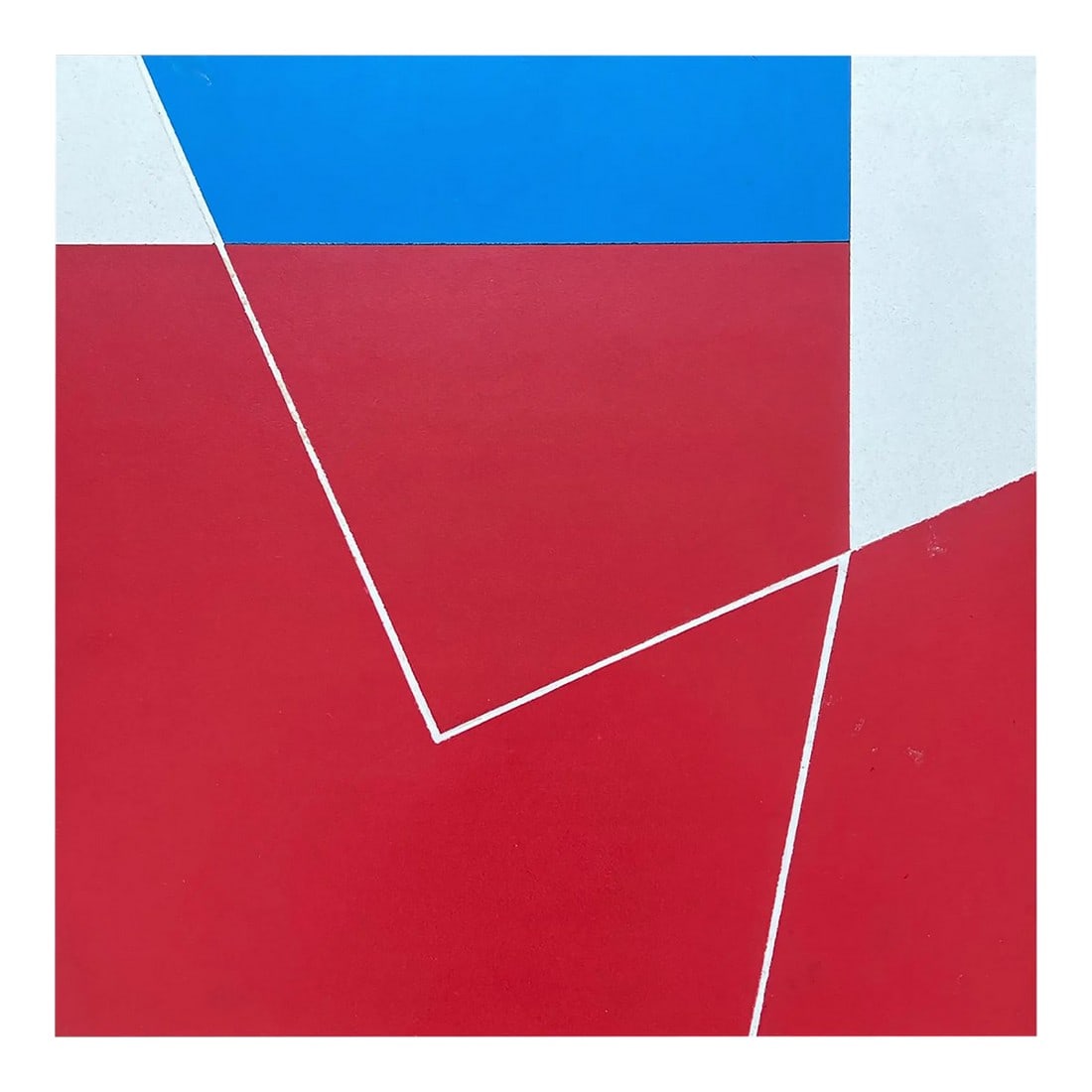 Kenneth Juon Painted Wooden Panel - Marked 1987, 2/100: Kenneth Juon 1987 wood and resin color block. Artist Ken Juon used words as the primary medium on his painted wooden panels. He uses them in the way other artists use paint, pencil, plaster, or stone