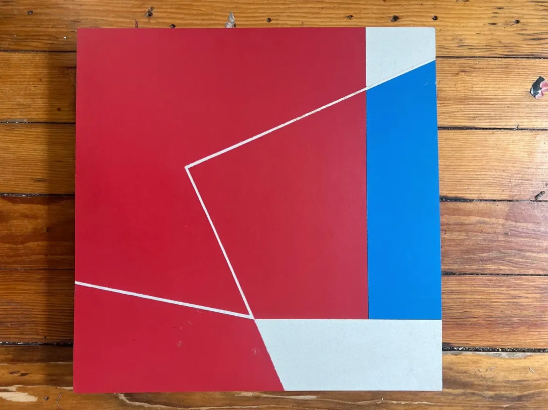 Kenneth Juon Painted Wooden Panel - Marked 1987, 2/100 - 8