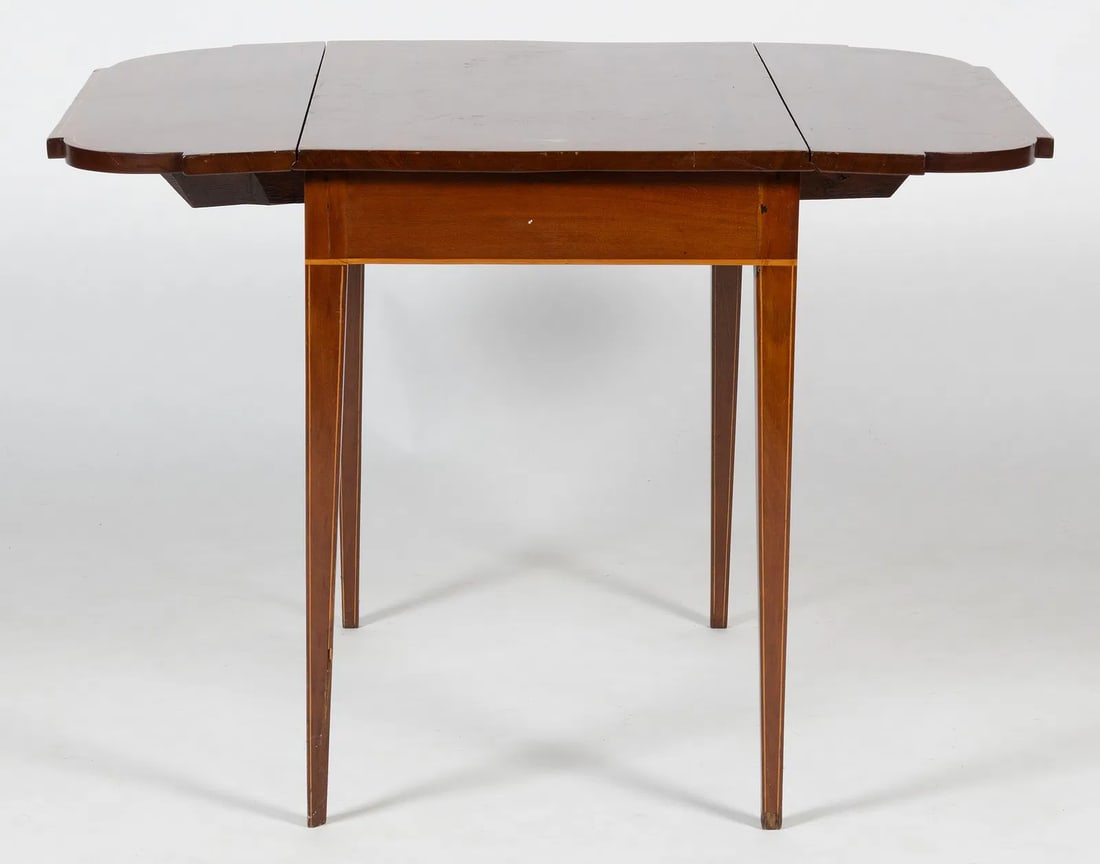 Mahogany Pembroke Table With Inlay, Circa 1810 - 2