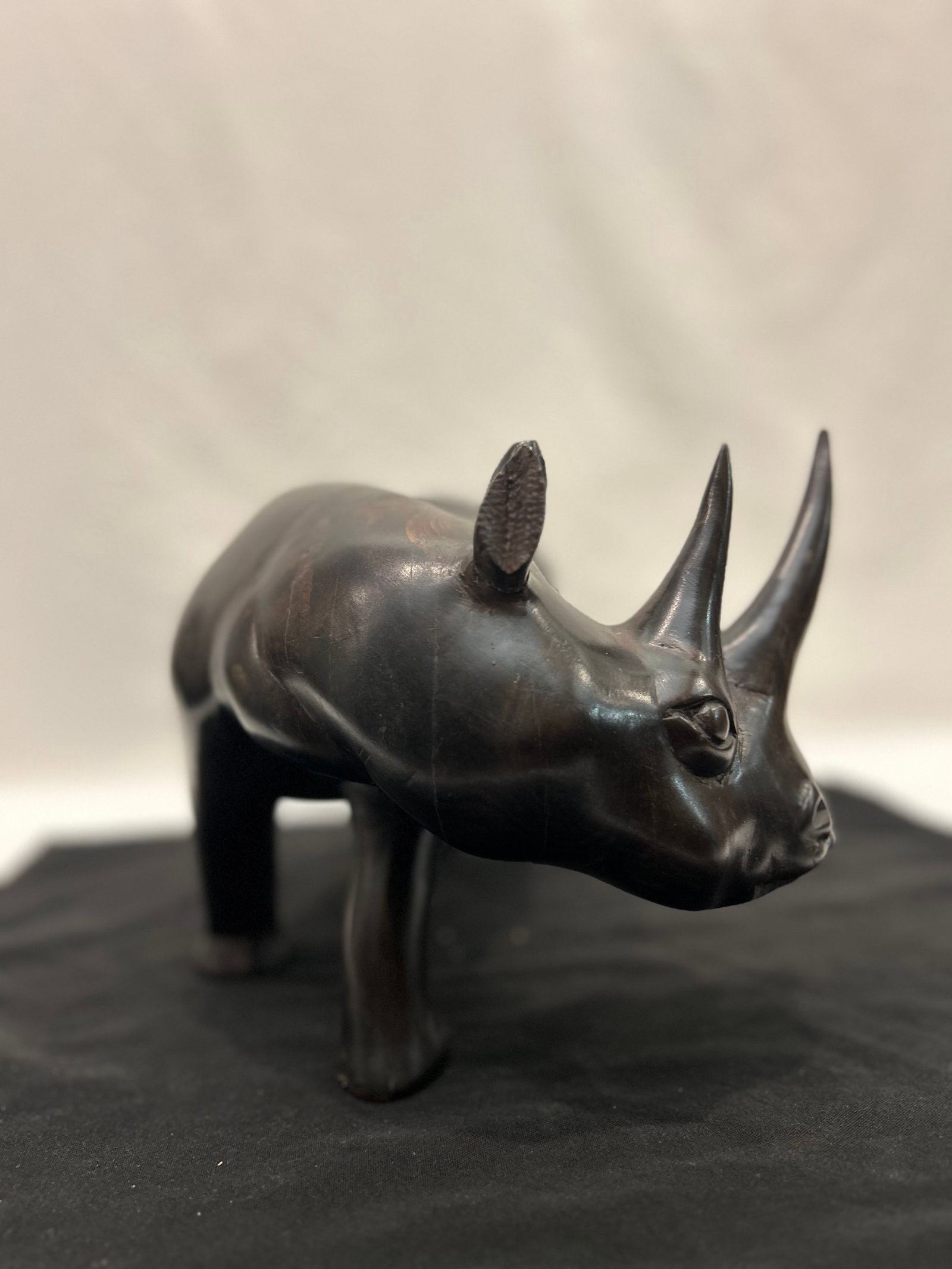 African Blackwood Rhinoceros Figure (Tanzania) - 2